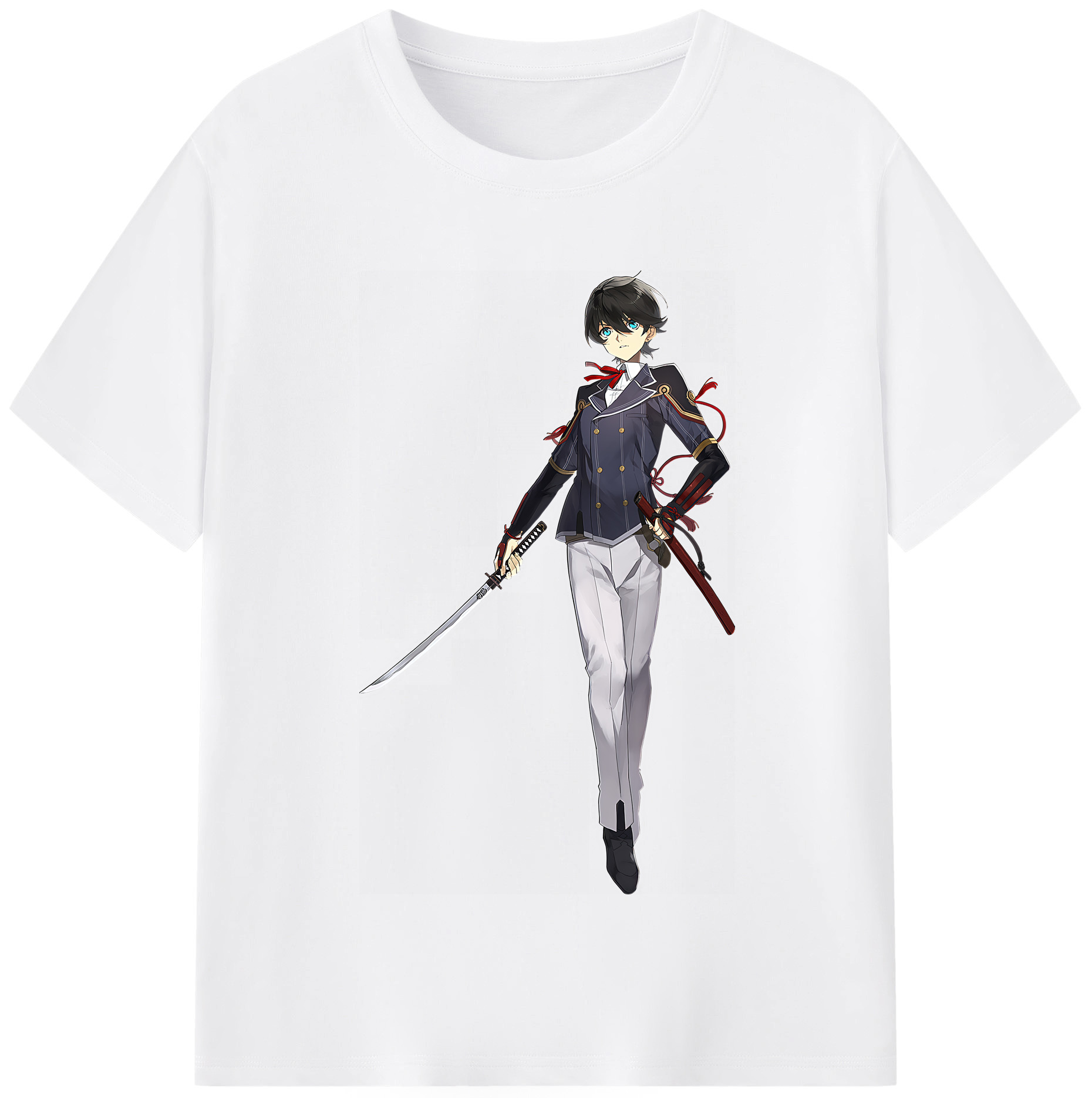 （画像用） 刀剣乱舞 Touken Ranbu 綿100％半袖Tシャツ（フロントプリント）