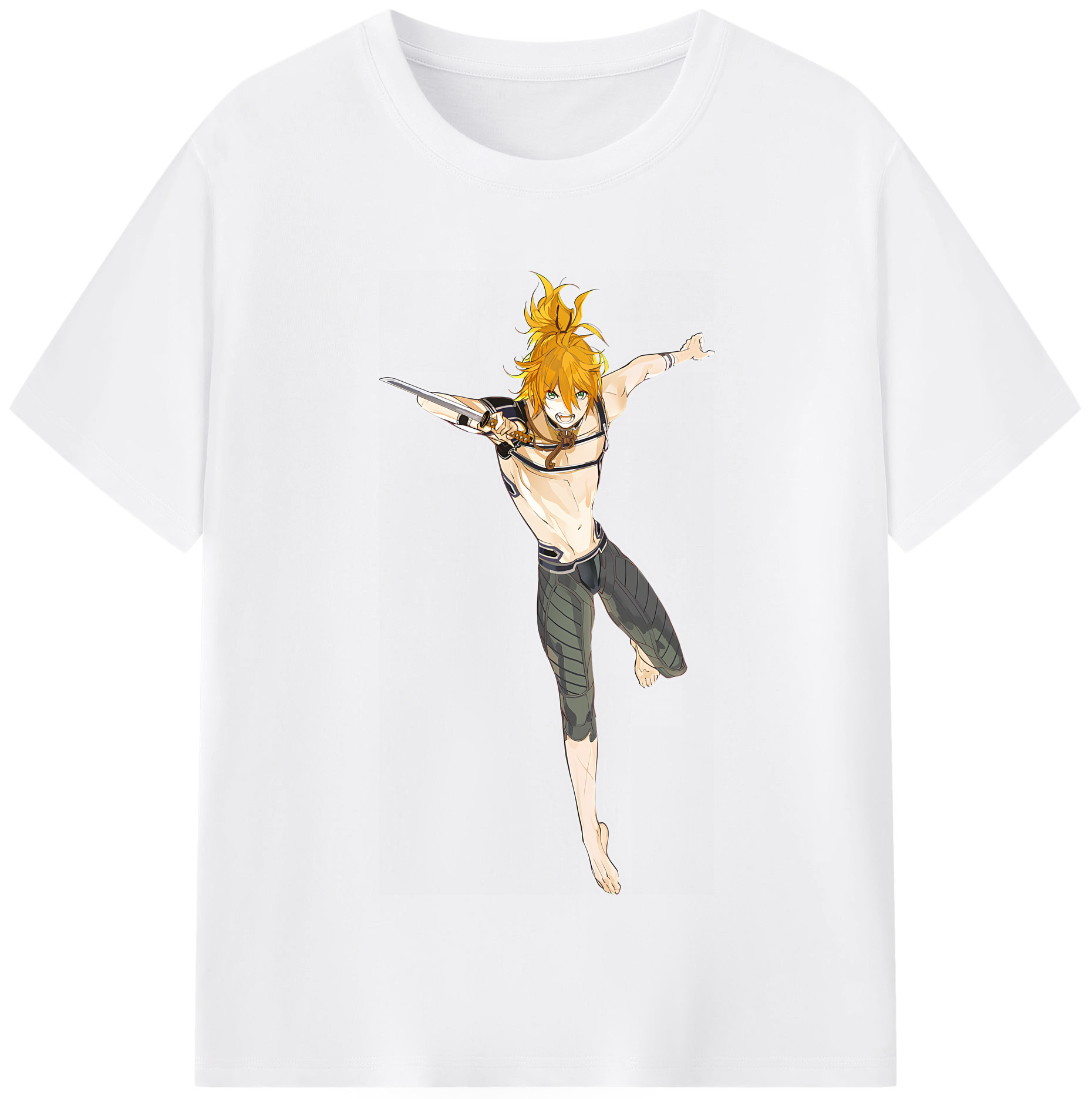（画像用） 刀剣乱舞 Touken Ranbu 綿100％半袖Tシャツ（フロントプリント）