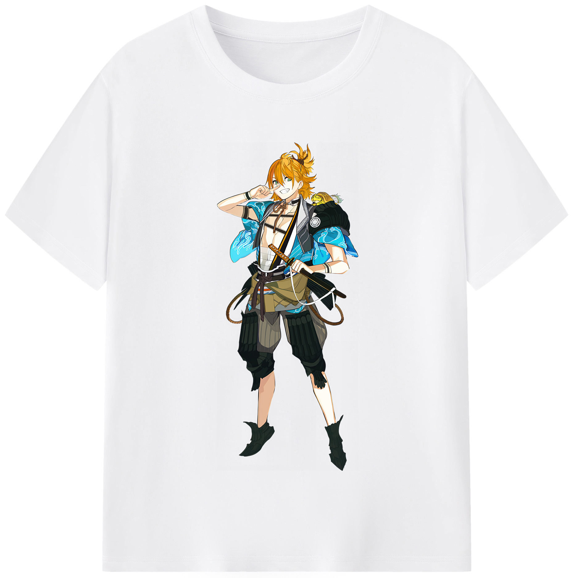 （画像用） 刀剣乱舞 Touken Ranbu 綿100％半袖Tシャツ（フロントプリント）