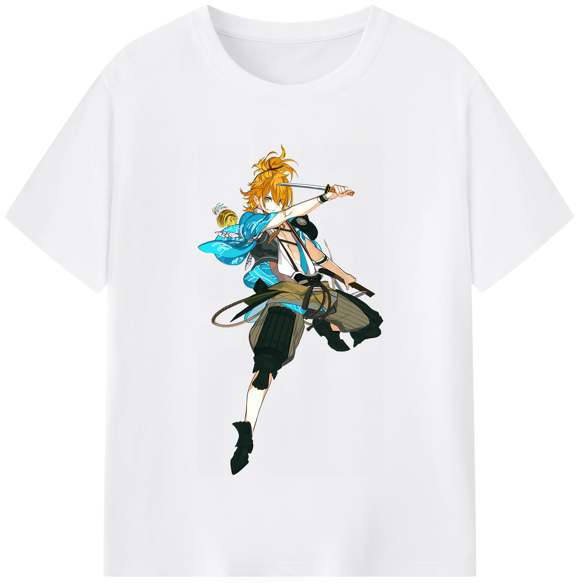 （画像用） 刀剣乱舞 Touken Ranbu 綿100％半袖Tシャツ（フロントプリント）