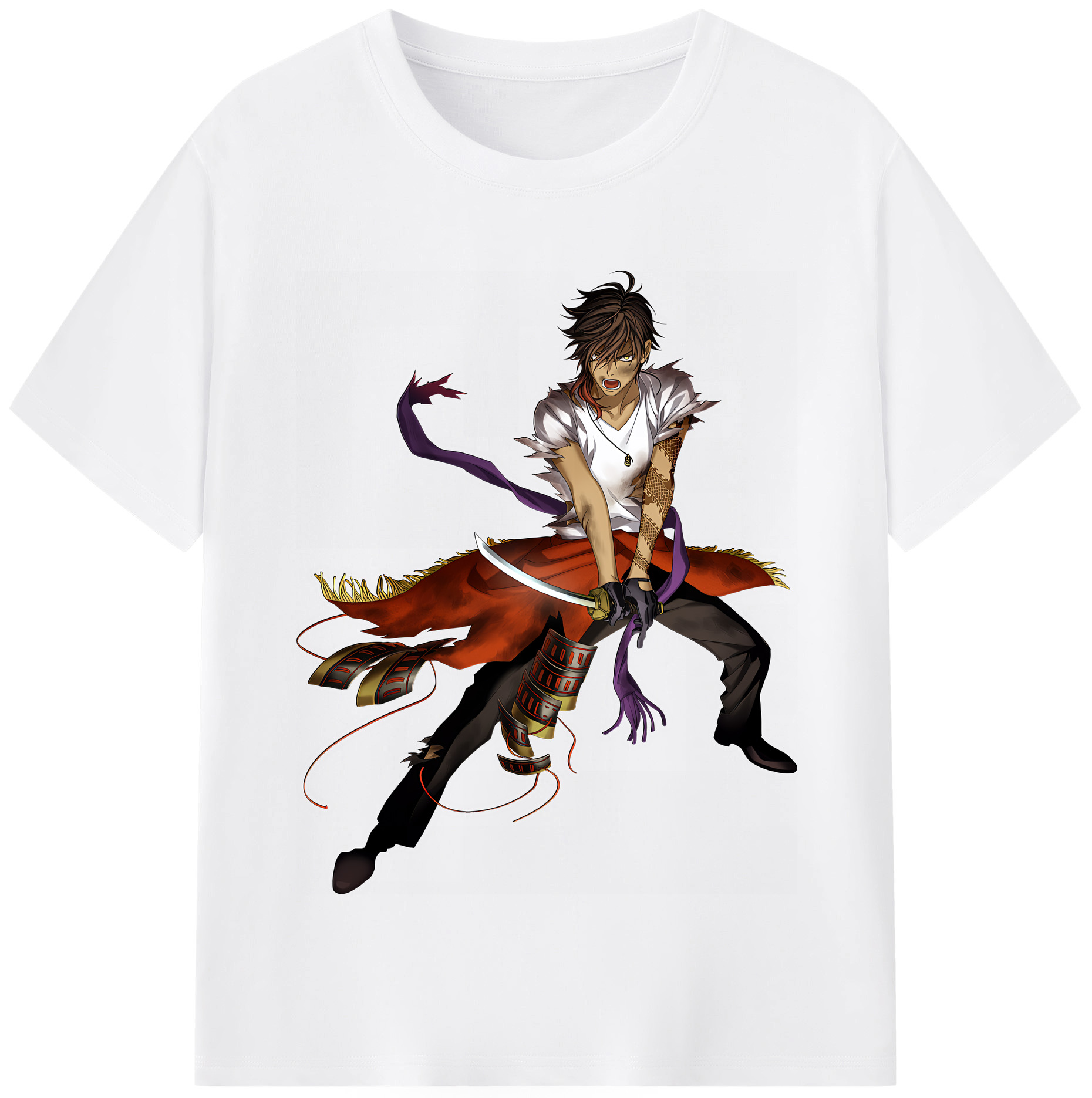 （画像用） 刀剣乱舞 Touken Ranbu 綿100％半袖Tシャツ（フロントプリント）