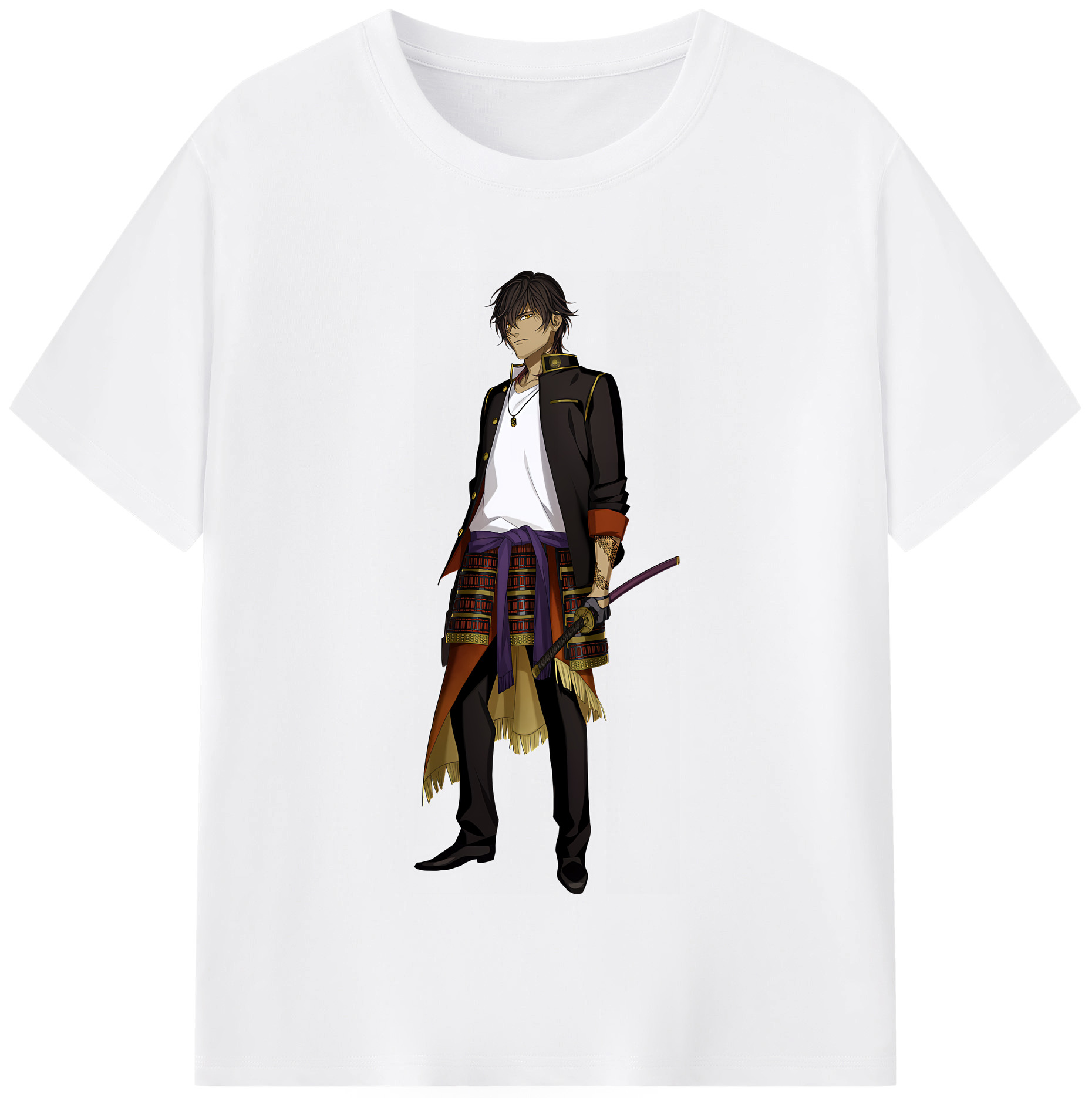 （画像用） 刀剣乱舞 Touken Ranbu 綿100％半袖Tシャツ（フロントプリント）