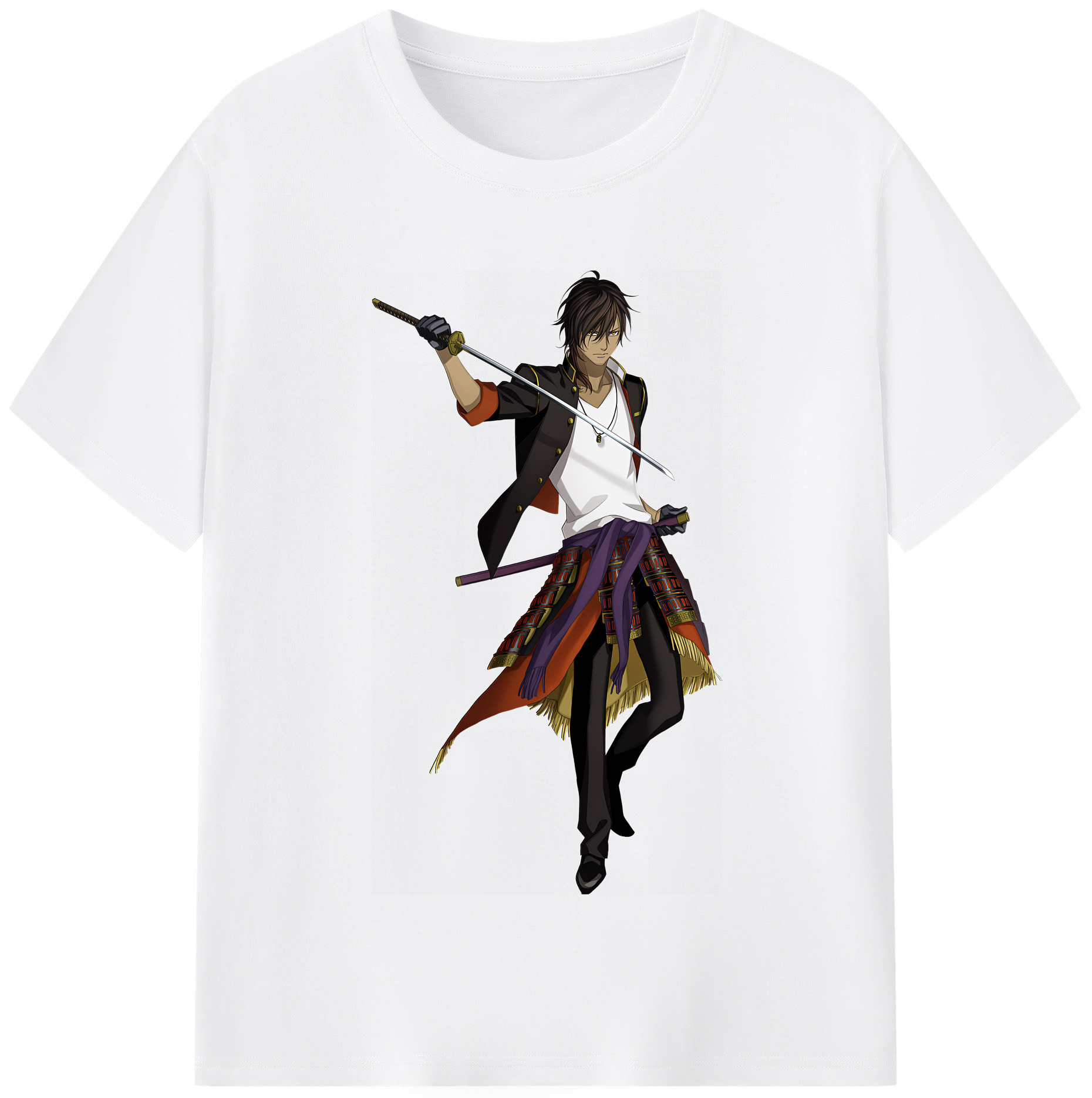 （画像用） 刀剣乱舞 Touken Ranbu 綿100％半袖Tシャツ（フロントプリント）