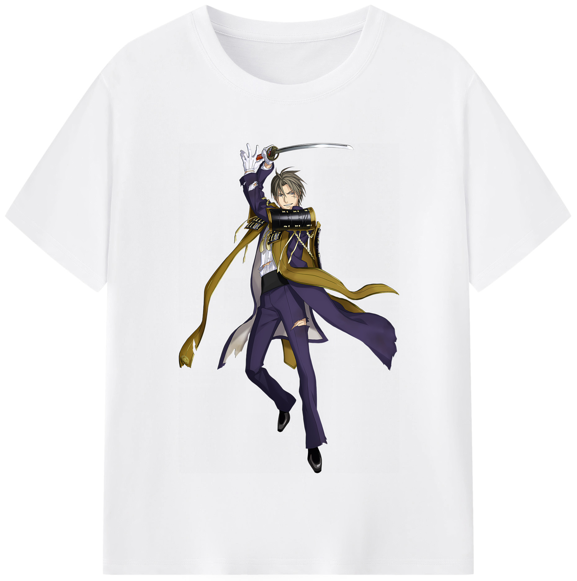 （画像用） 刀剣乱舞 Touken Ranbu 綿100％半袖Tシャツ（フロントプリント）