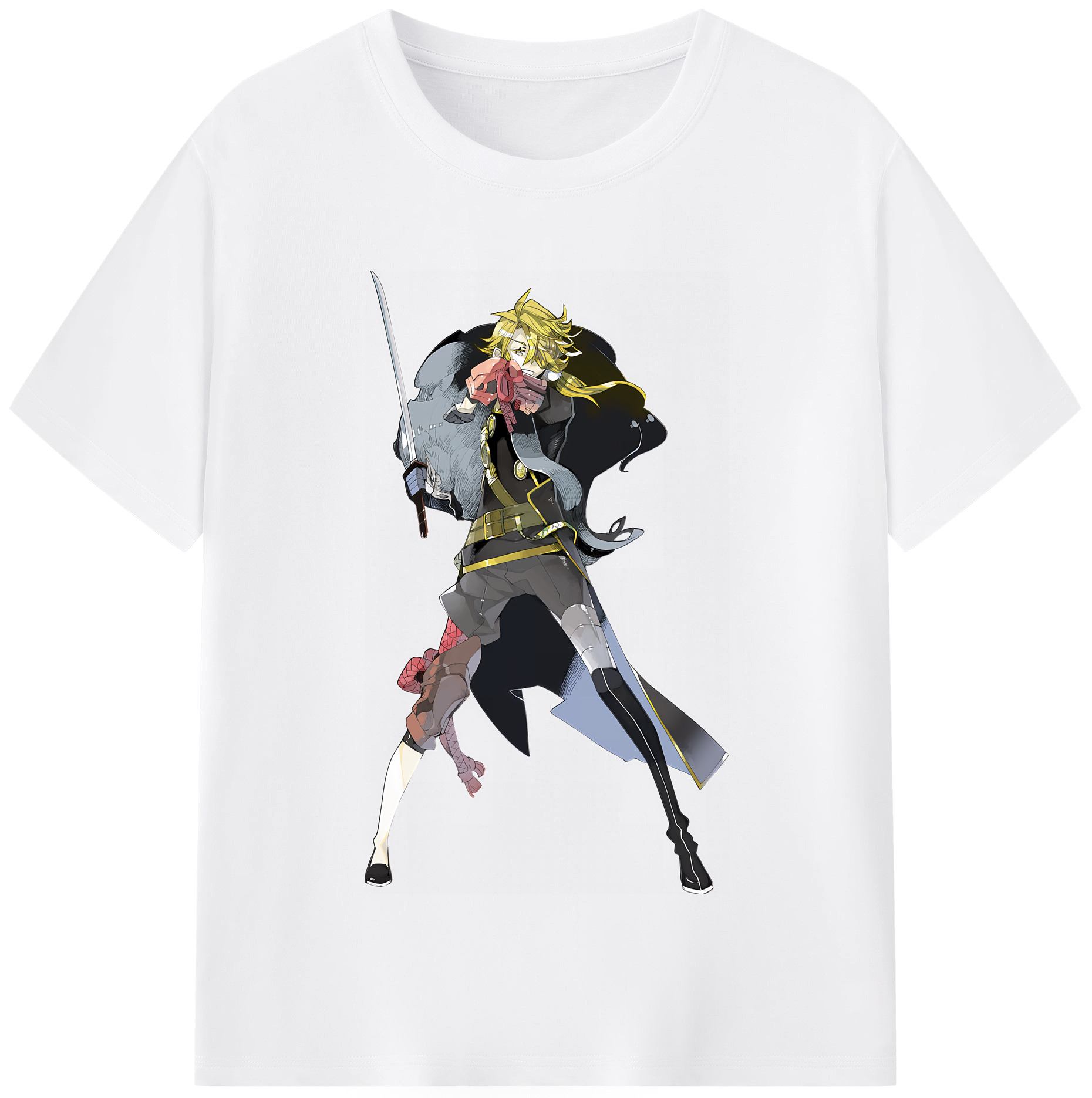 （画像用） 刀剣乱舞 Touken Ranbu 綿100％半袖Tシャツ（フロントプリント）