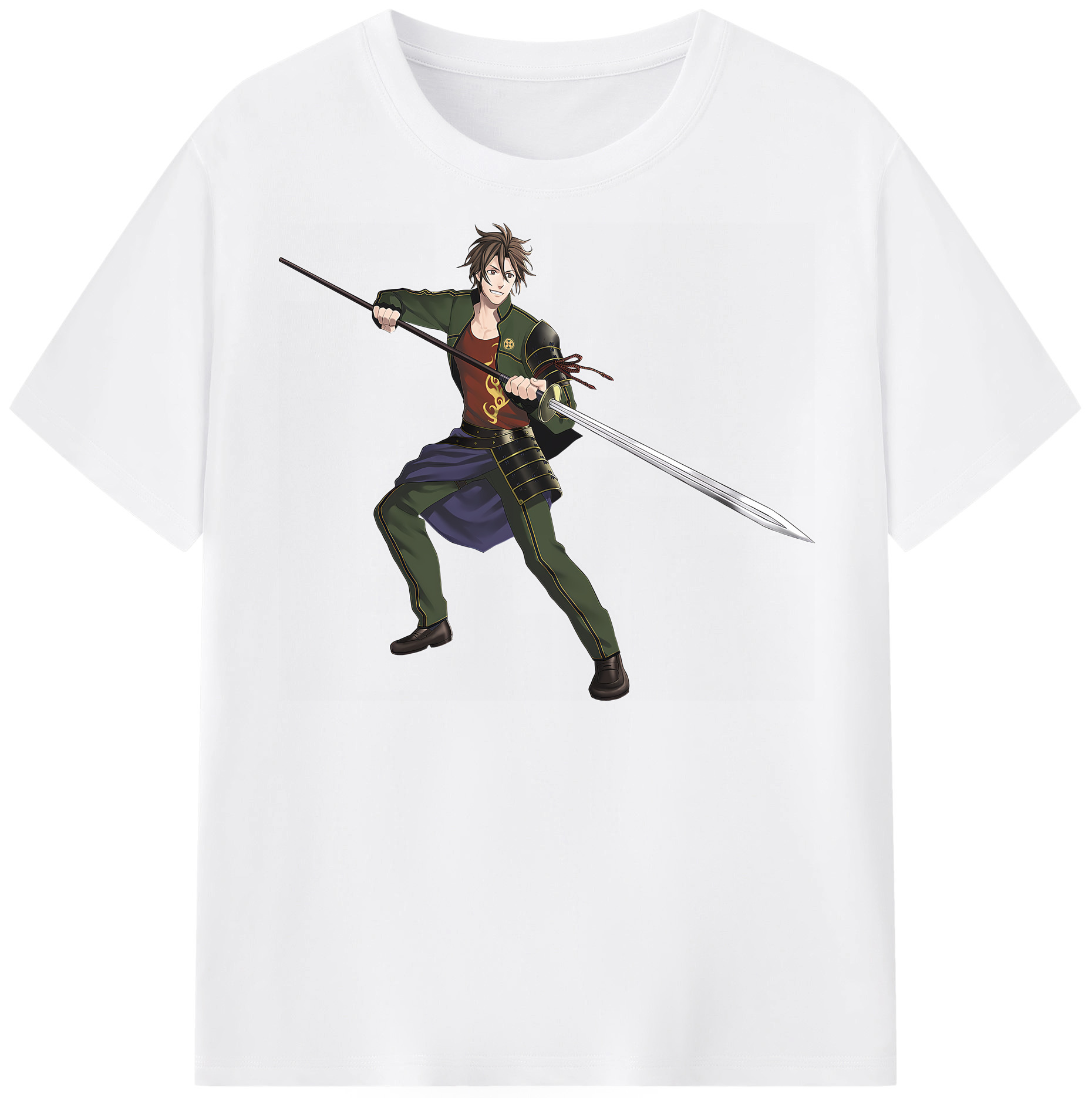 （画像用） 刀剣乱舞 Touken Ranbu 綿100％半袖Tシャツ（フロントプリント）