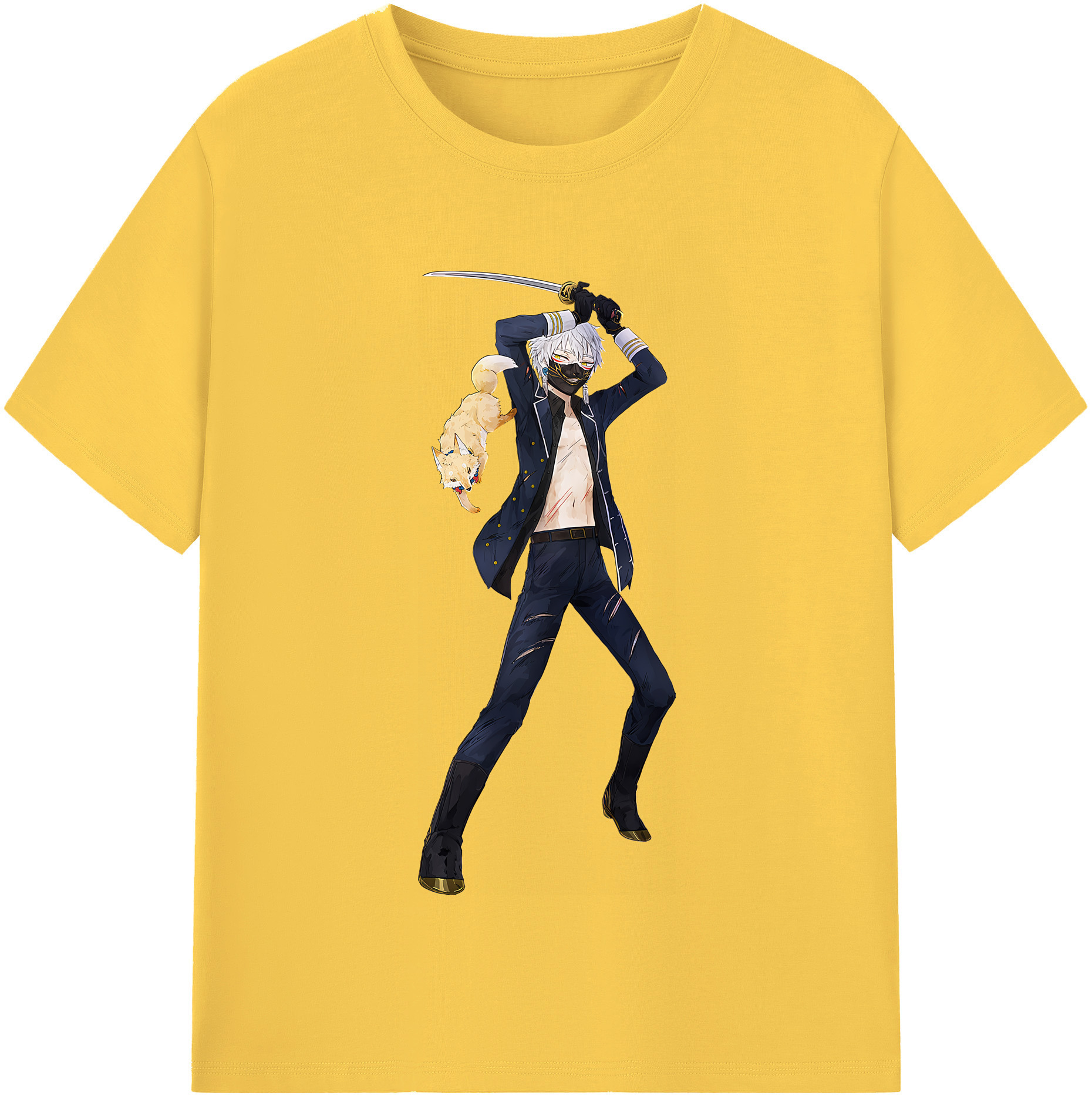 （画像用） 刀剣乱舞 Touken Ranbu 綿100％半袖Tシャツ（フロントプリント）