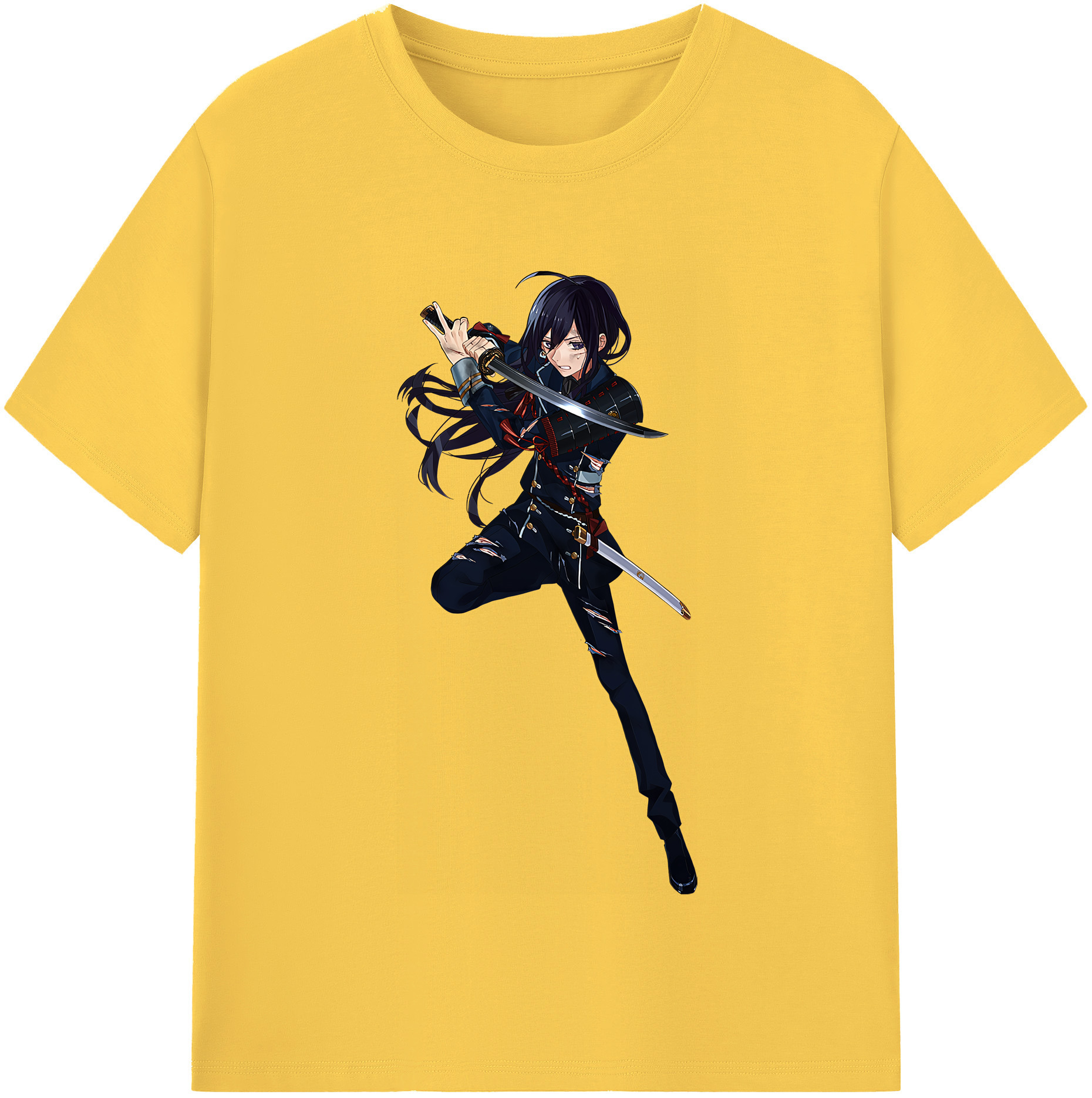 （画像用） 刀剣乱舞 Touken Ranbu 綿100％半袖Tシャツ（フロントプリント）