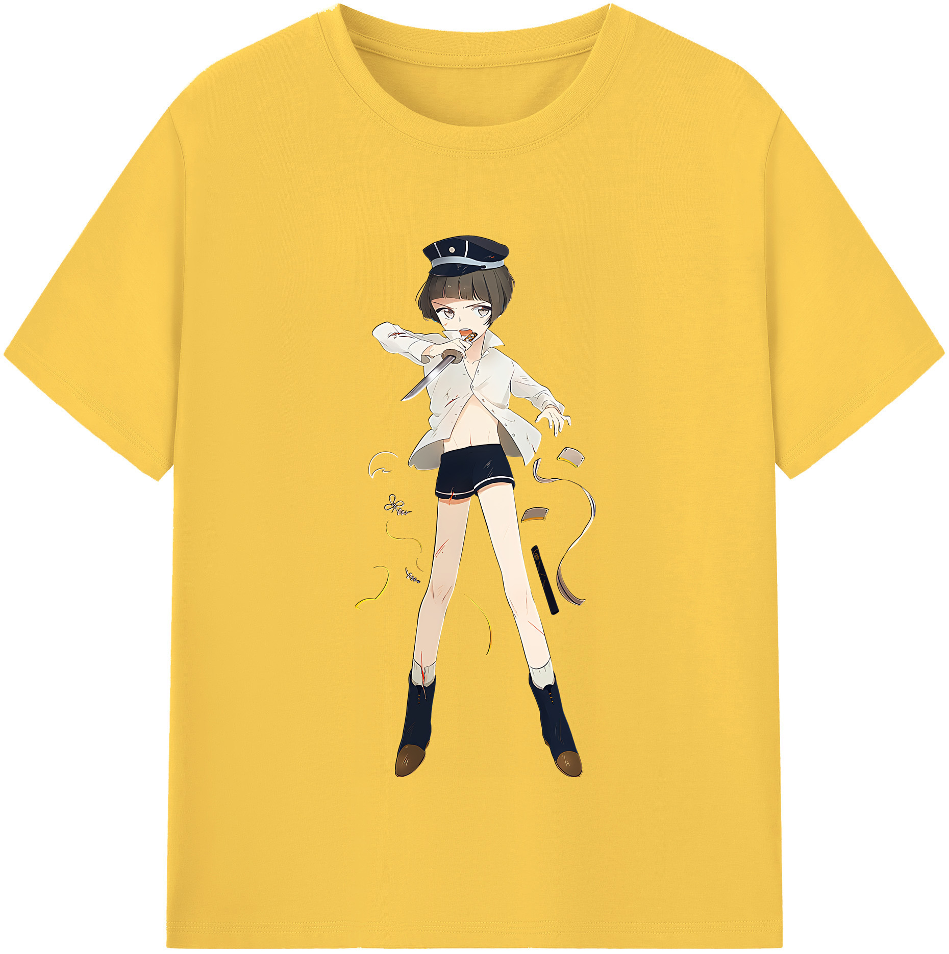 （画像用） 刀剣乱舞 Touken Ranbu 綿100％半袖Tシャツ（フロントプリント）