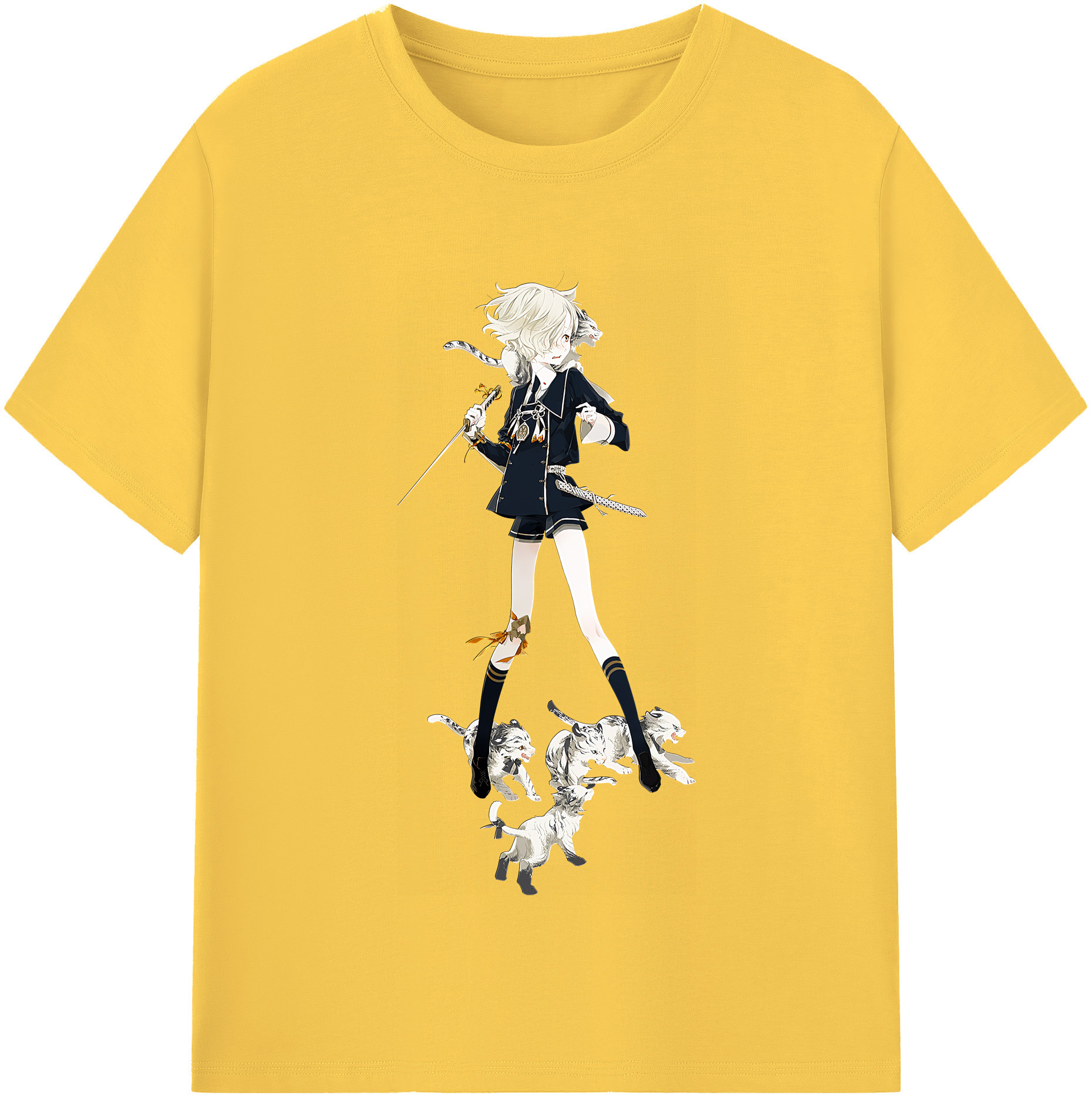 （画像用） 刀剣乱舞 Touken Ranbu 綿100％半袖Tシャツ（フロントプリント）