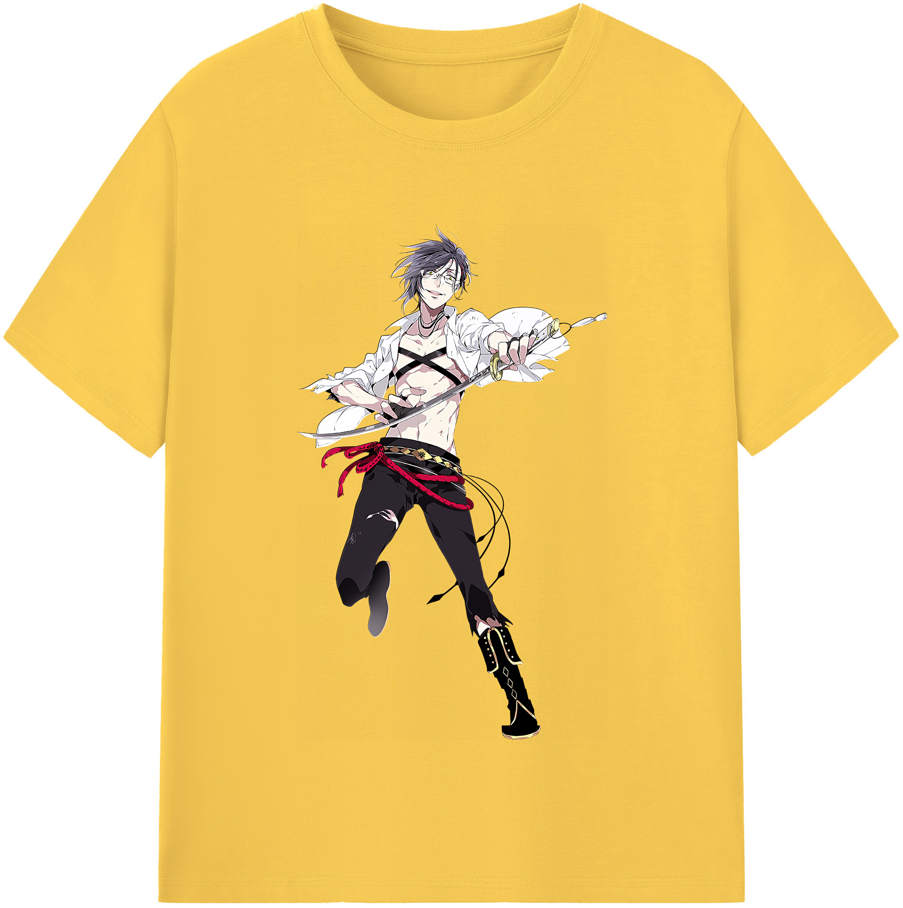 （画像用） 刀剣乱舞 Touken Ranbu 綿100％半袖Tシャツ（フロントプリント）
