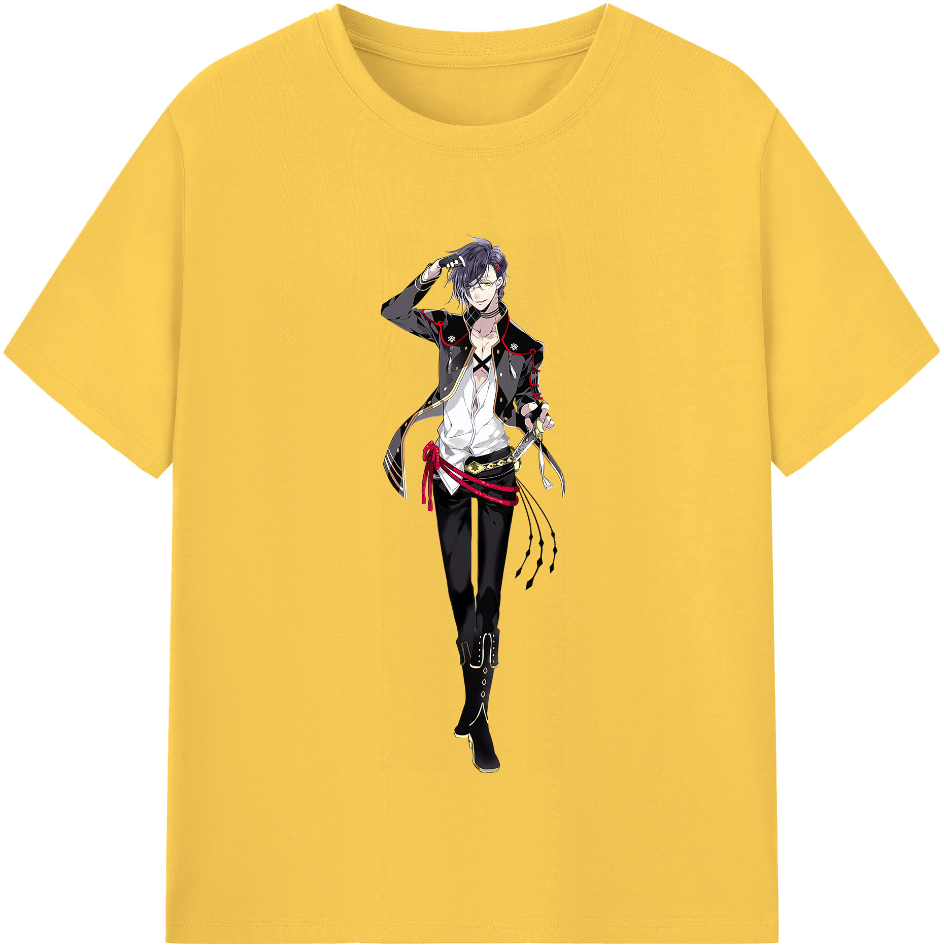 （画像用） 刀剣乱舞 Touken Ranbu 綿100％半袖Tシャツ（フロントプリント）