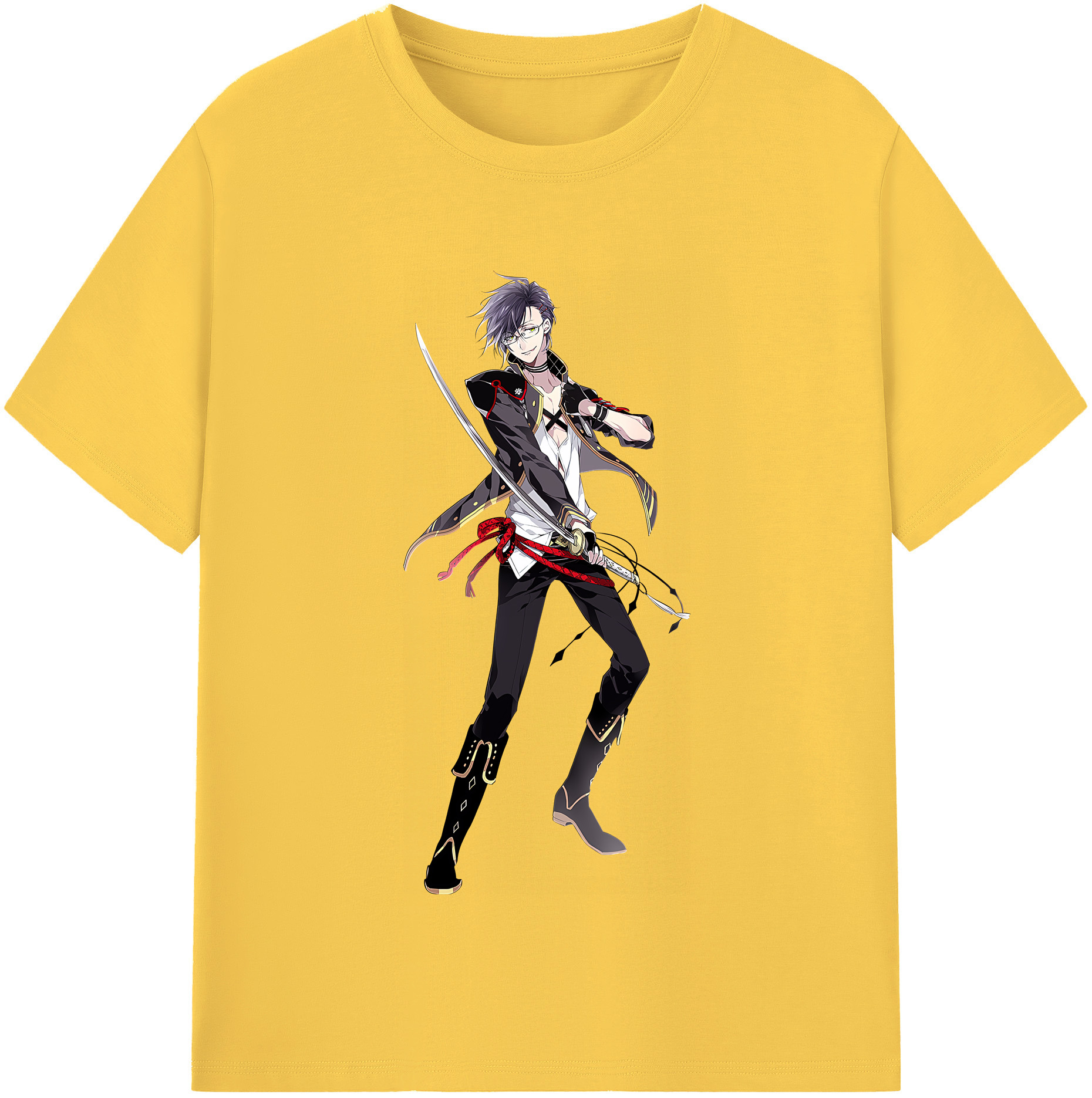 （画像用） 刀剣乱舞 Touken Ranbu 綿100％半袖Tシャツ（フロントプリント）