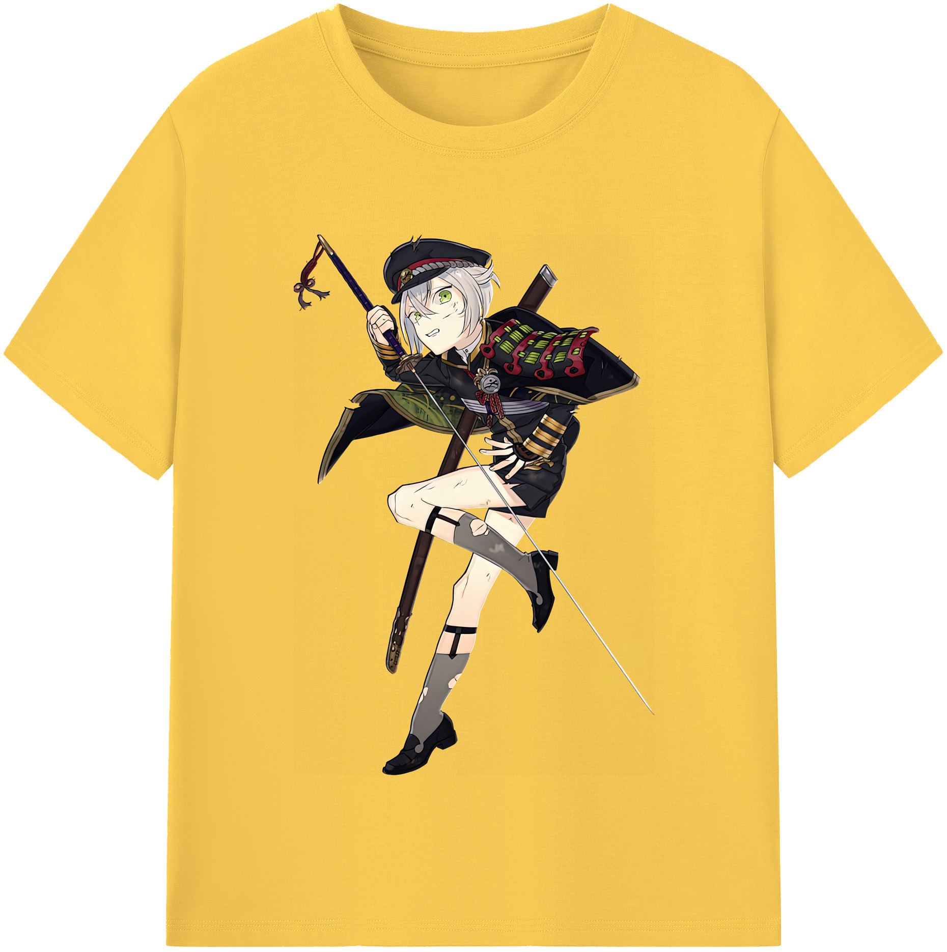 （画像用） 刀剣乱舞 Touken Ranbu 綿100％半袖Tシャツ（フロントプリント）