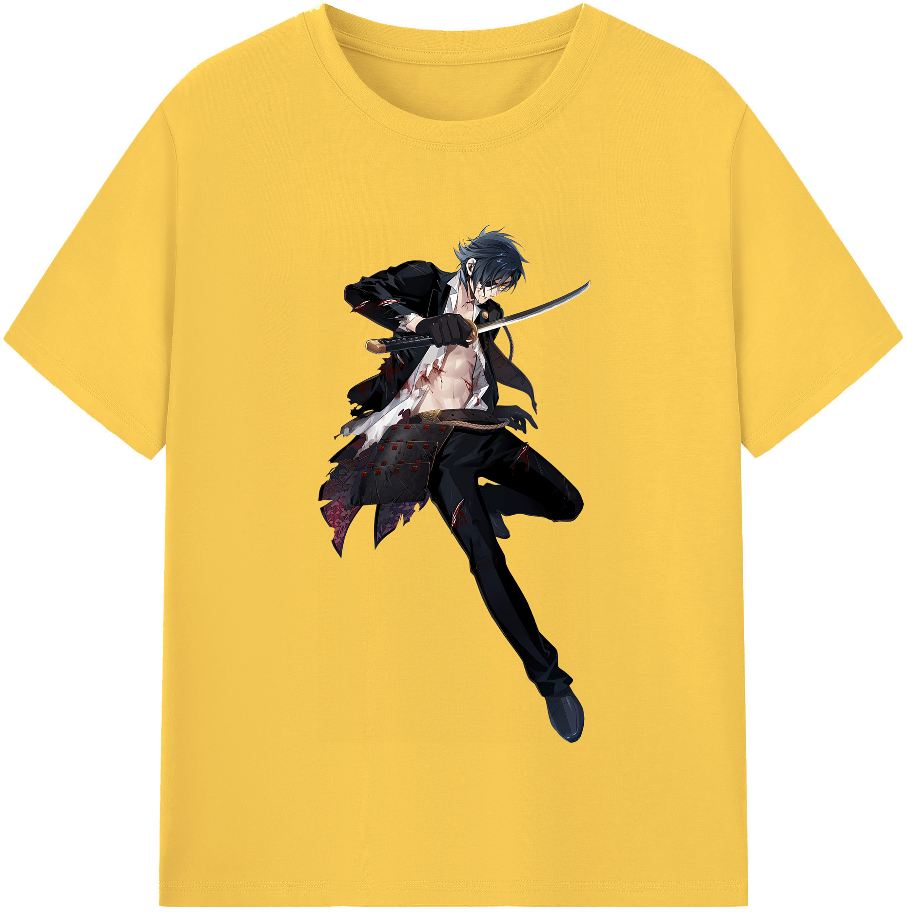 （画像用） 刀剣乱舞 Touken Ranbu 綿100％半袖Tシャツ（フロントプリント）