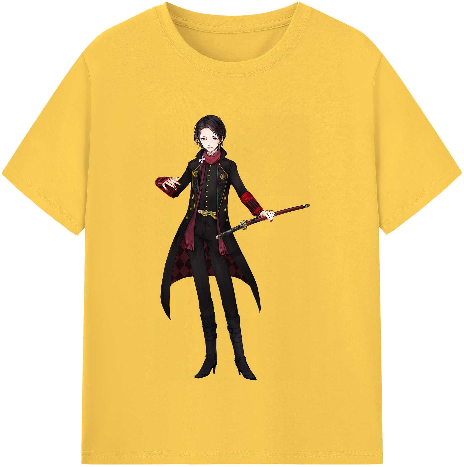 （画像用） 刀剣乱舞 Touken Ranbu 綿100％半袖Tシャツ（フロントプリント）