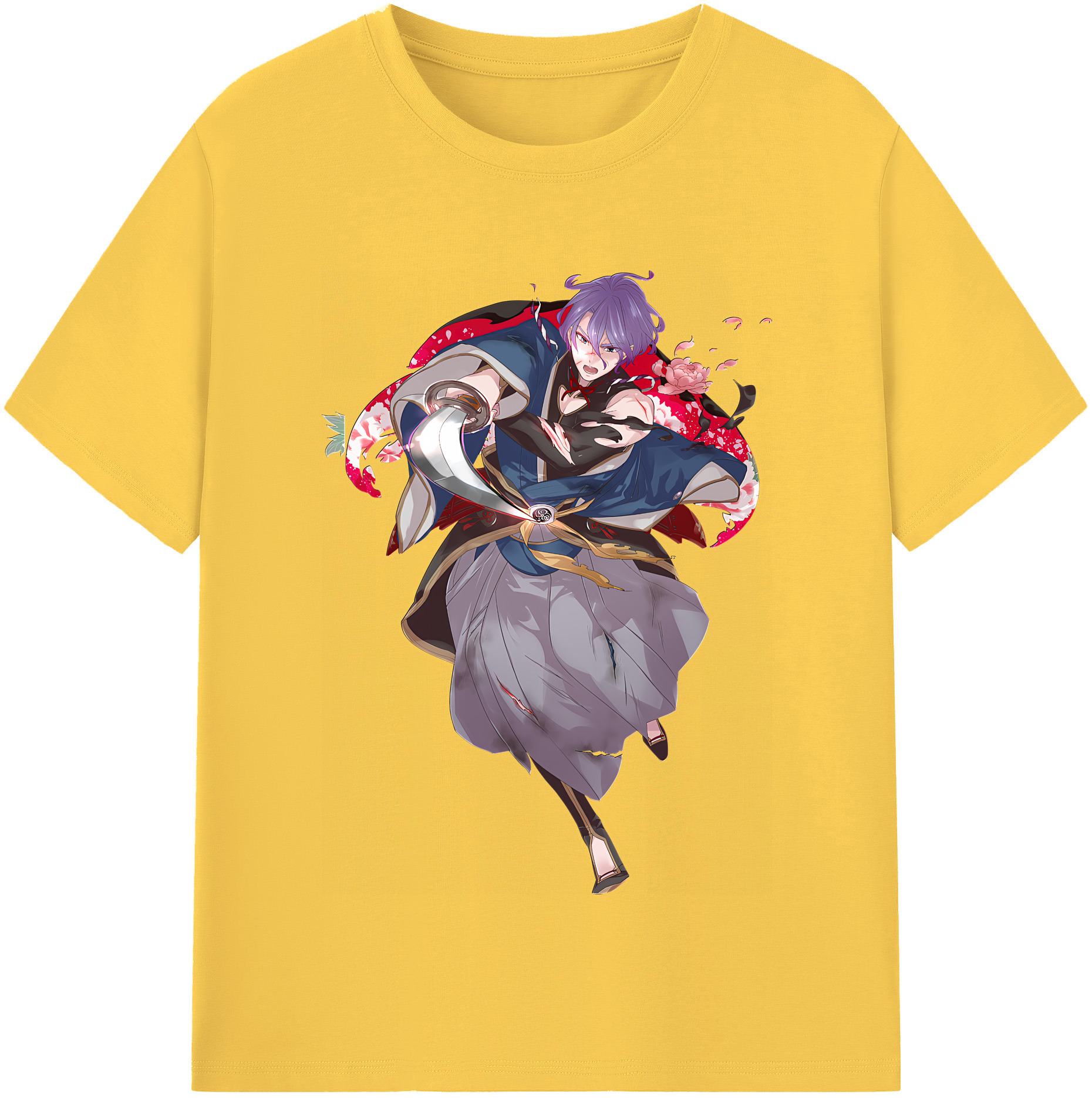 （画像用） 刀剣乱舞 Touken Ranbu 綿100％半袖Tシャツ（フロントプリント）