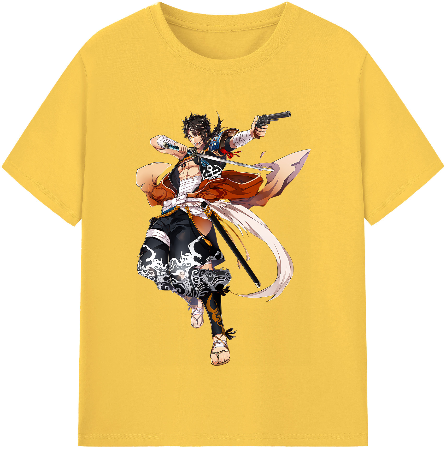 （画像用） 刀剣乱舞 Touken Ranbu 綿100％半袖Tシャツ（フロントプリント）