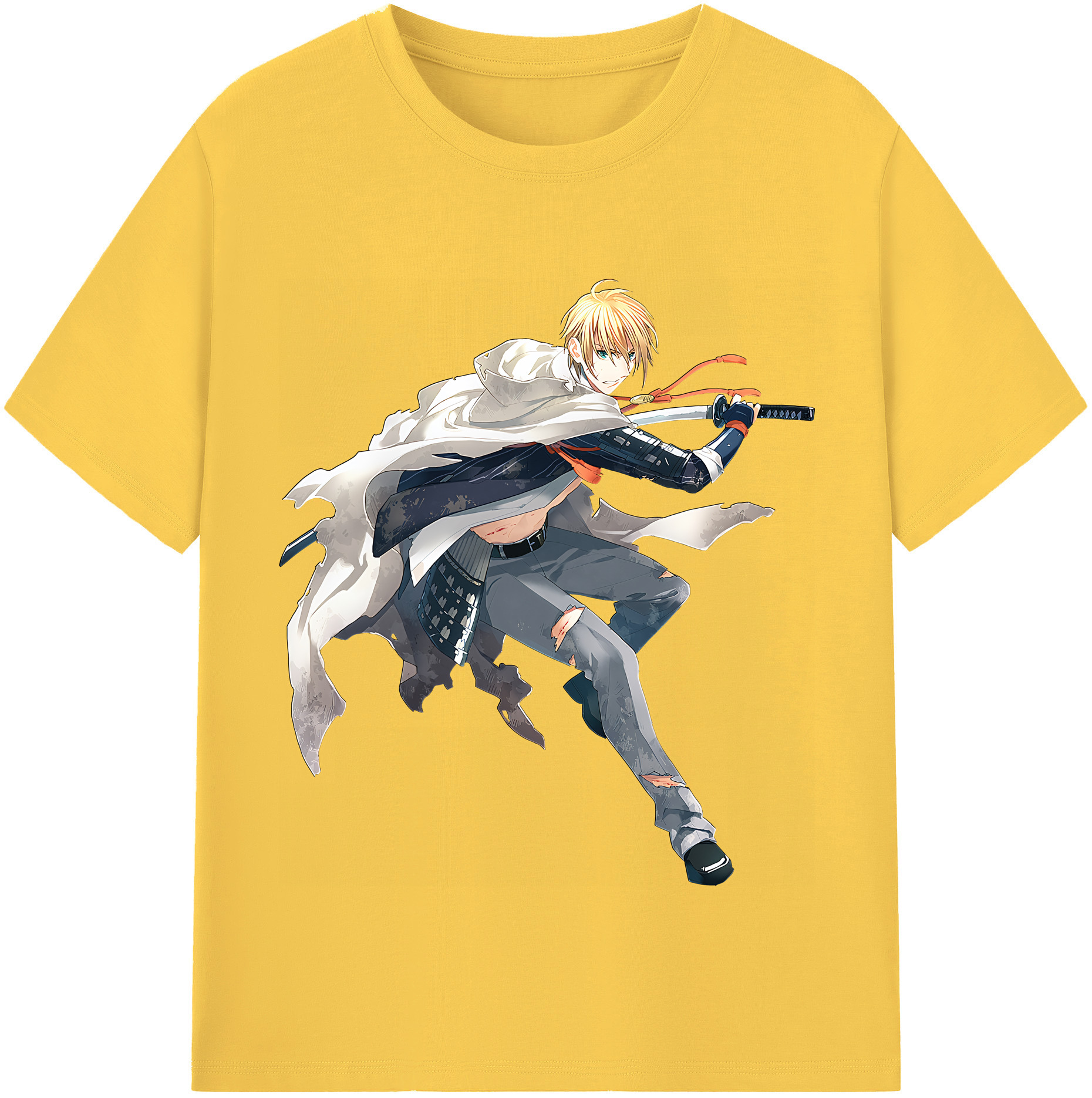 （画像用） 刀剣乱舞 Touken Ranbu 綿100％半袖Tシャツ（フロントプリント）