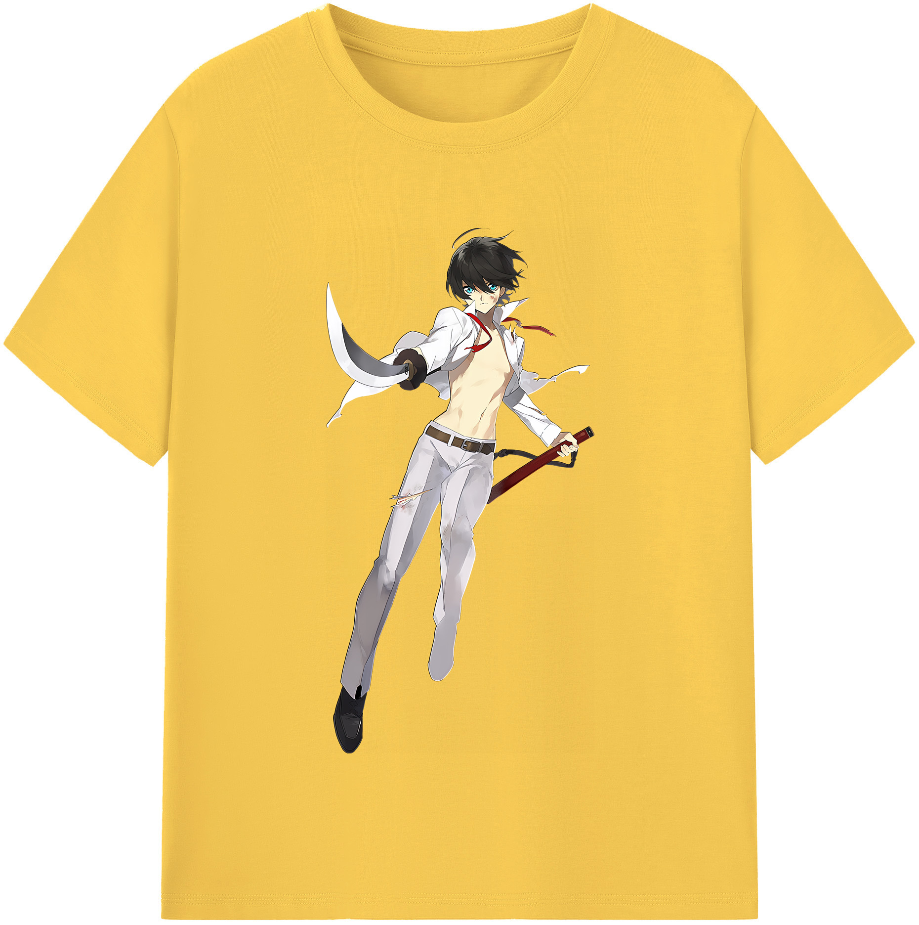 （画像用） 刀剣乱舞 Touken Ranbu 綿100％半袖Tシャツ（フロントプリント）