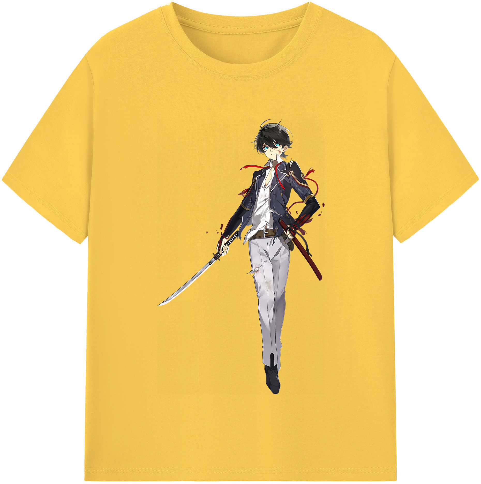 （画像用） 刀剣乱舞 Touken Ranbu 綿100％半袖Tシャツ（フロントプリント）