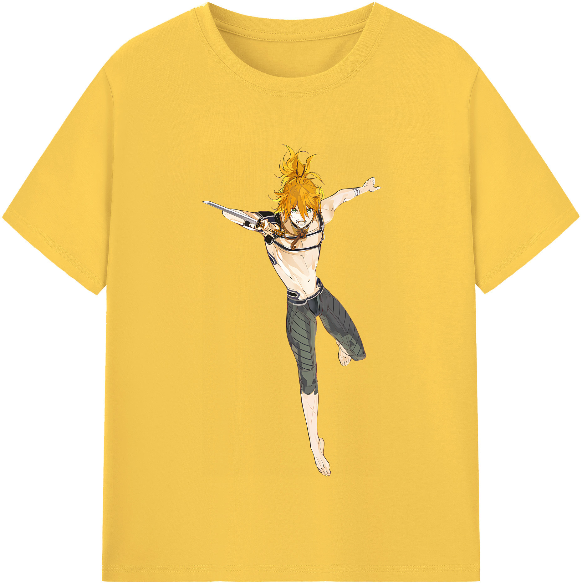 （画像用） 刀剣乱舞 Touken Ranbu 綿100％半袖Tシャツ（フロントプリント）