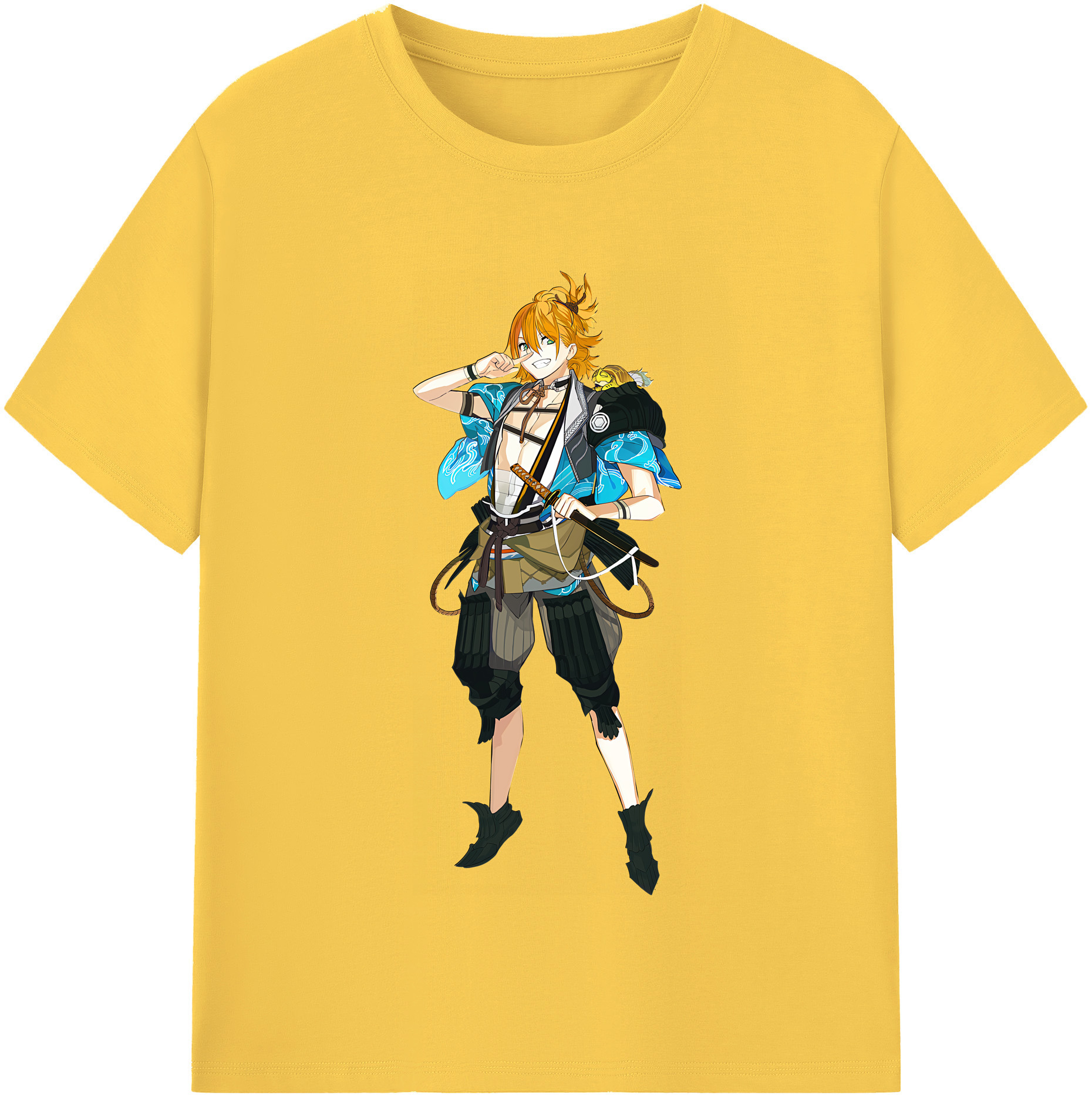（画像用） 刀剣乱舞 Touken Ranbu 綿100％半袖Tシャツ（フロントプリント）