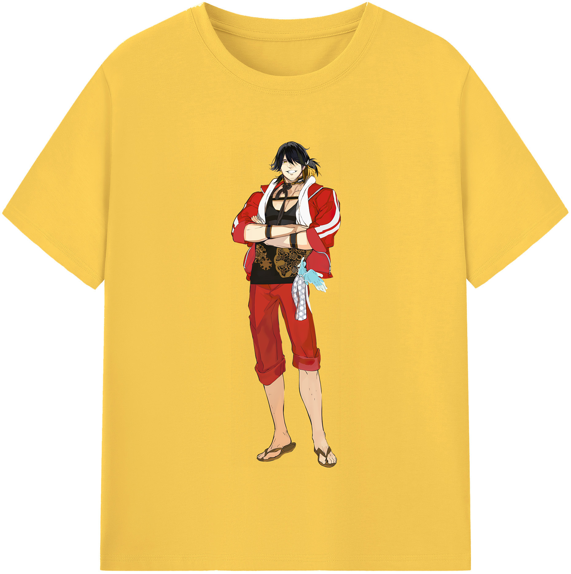 （画像用） 刀剣乱舞 Touken Ranbu 綿100％半袖Tシャツ（フロントプリント）