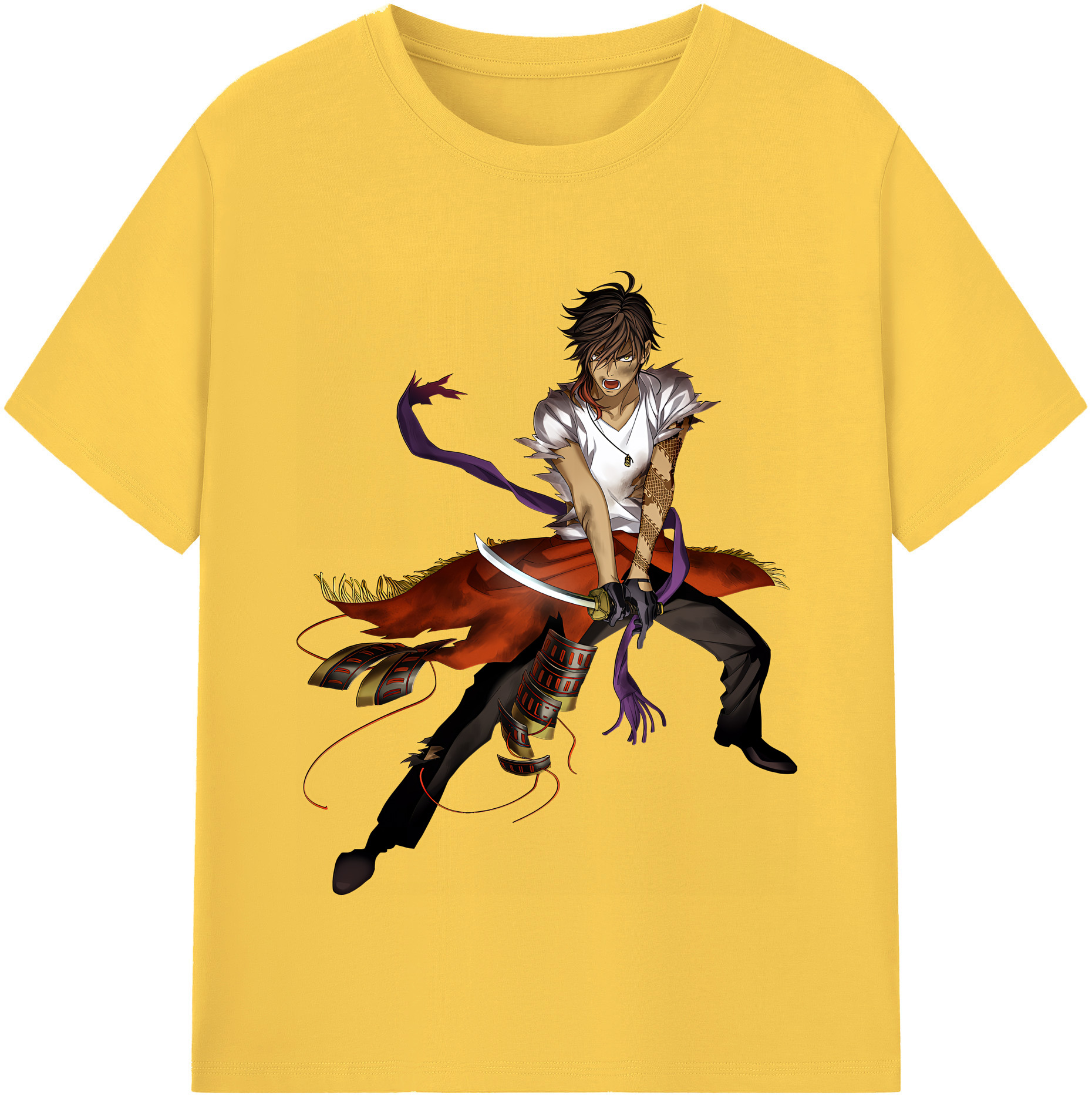 （画像用） 刀剣乱舞 Touken Ranbu 綿100％半袖Tシャツ（フロントプリント）