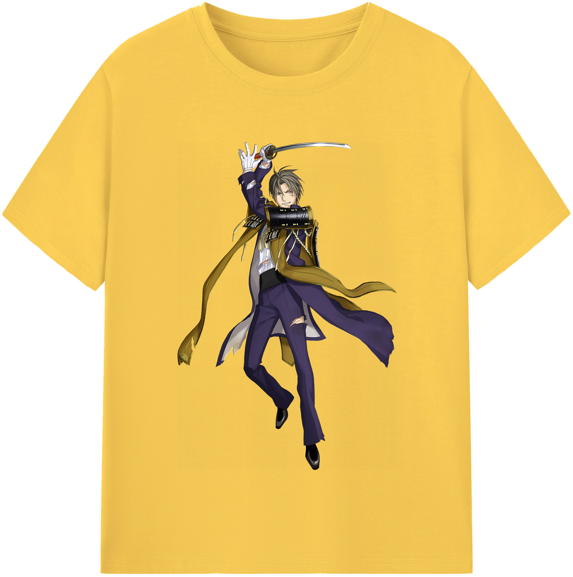 （画像用） 刀剣乱舞 Touken Ranbu 綿100％半袖Tシャツ（フロントプリント）
