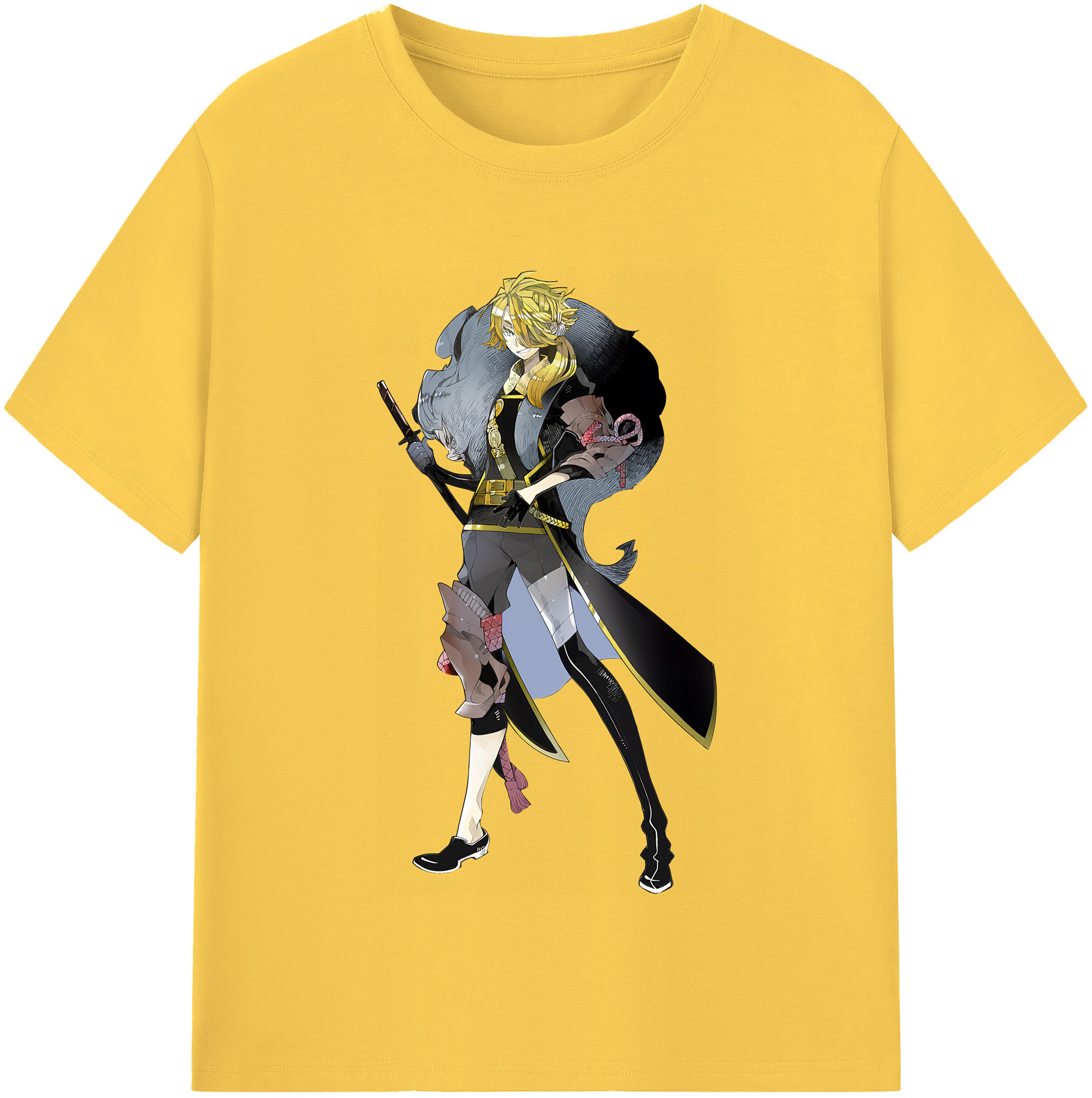 （画像用） 刀剣乱舞 Touken Ranbu 綿100％半袖Tシャツ（フロントプリント）