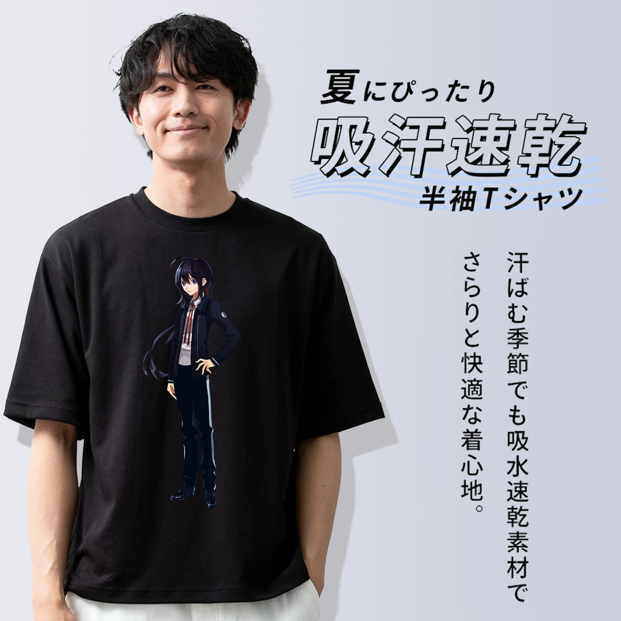 刀剣乱舞 Touken Ranbu 綿100％半袖Tシャツ（フロントプリント）