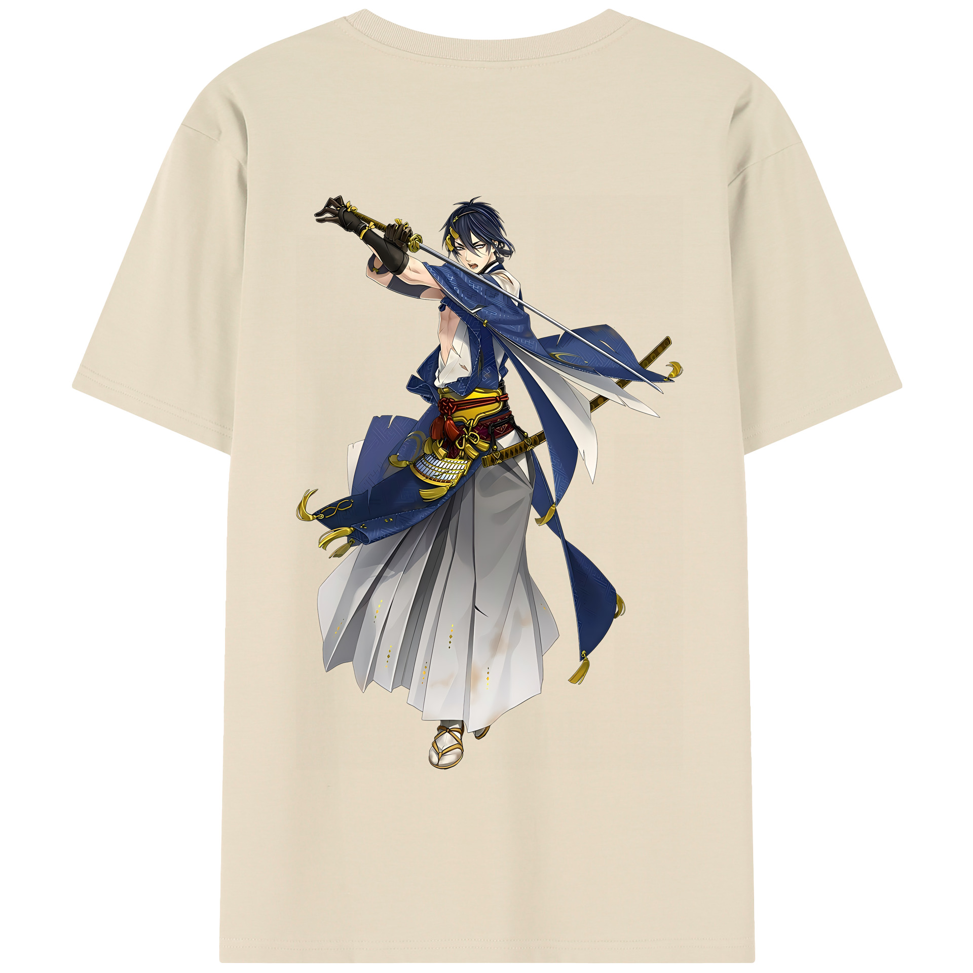 （画像用） 刀剣乱舞 Touken Ranbu 綿100％半袖Tシャツ（背面プリント）