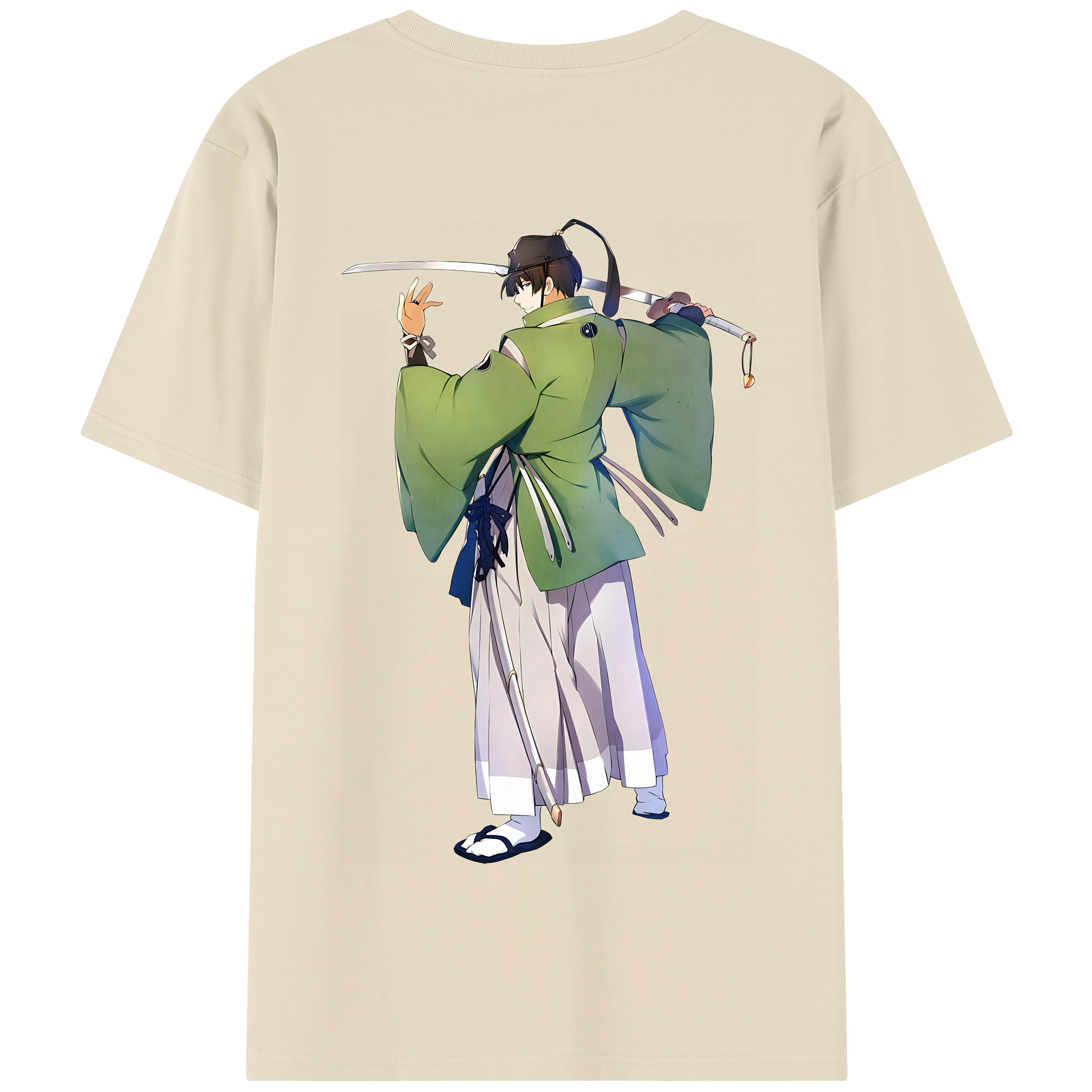 （画像用） 刀剣乱舞 Touken Ranbu 綿100％半袖Tシャツ（背面プリント）