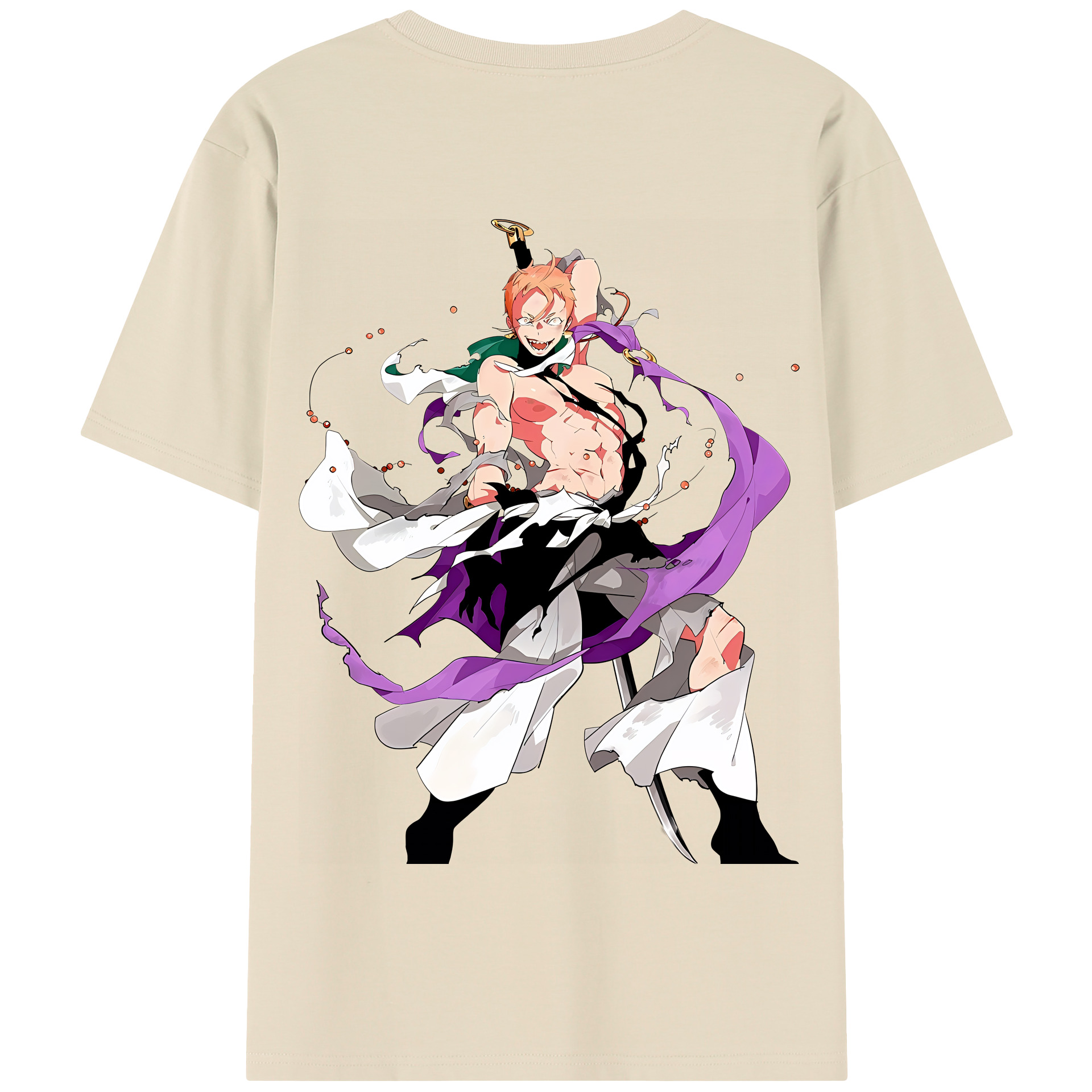 （画像用） 刀剣乱舞 Touken Ranbu 綿100％半袖Tシャツ（背面プリント）