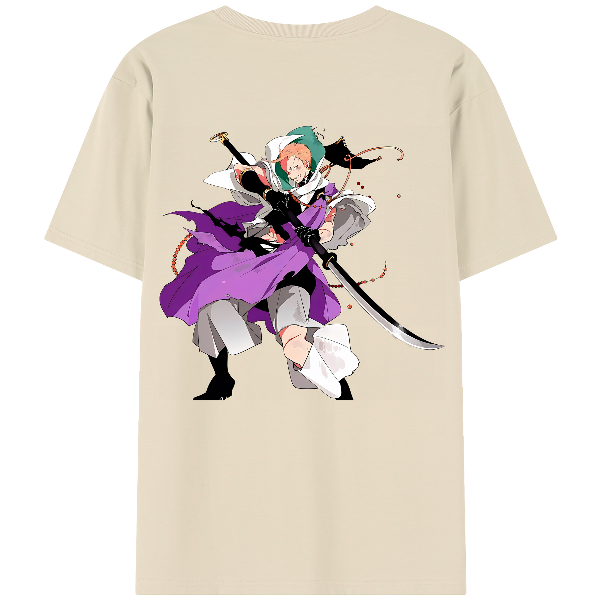 （画像用） 刀剣乱舞 Touken Ranbu 綿100％半袖Tシャツ（背面プリント）