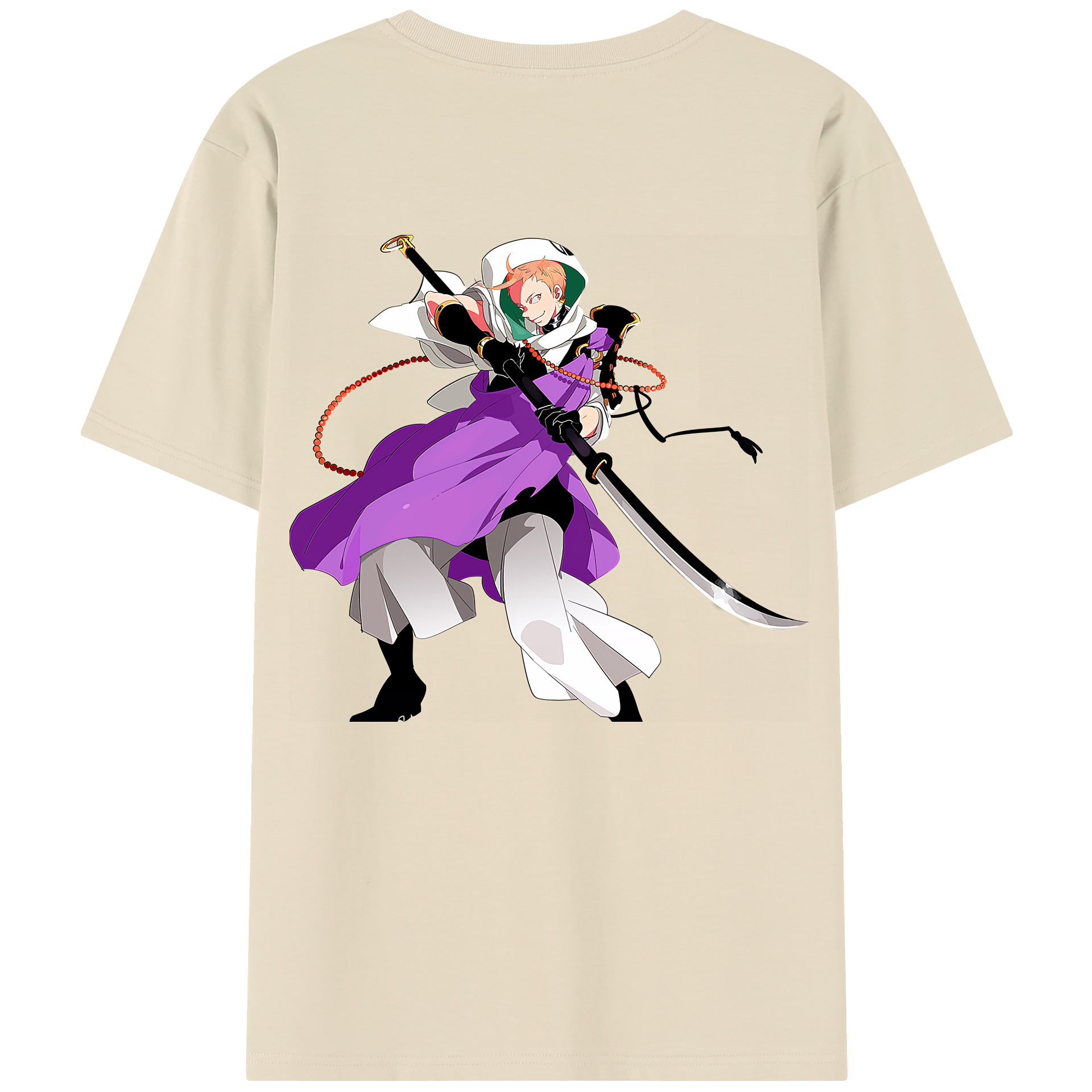 （画像用） 刀剣乱舞 Touken Ranbu 綿100％半袖Tシャツ（背面プリント）
