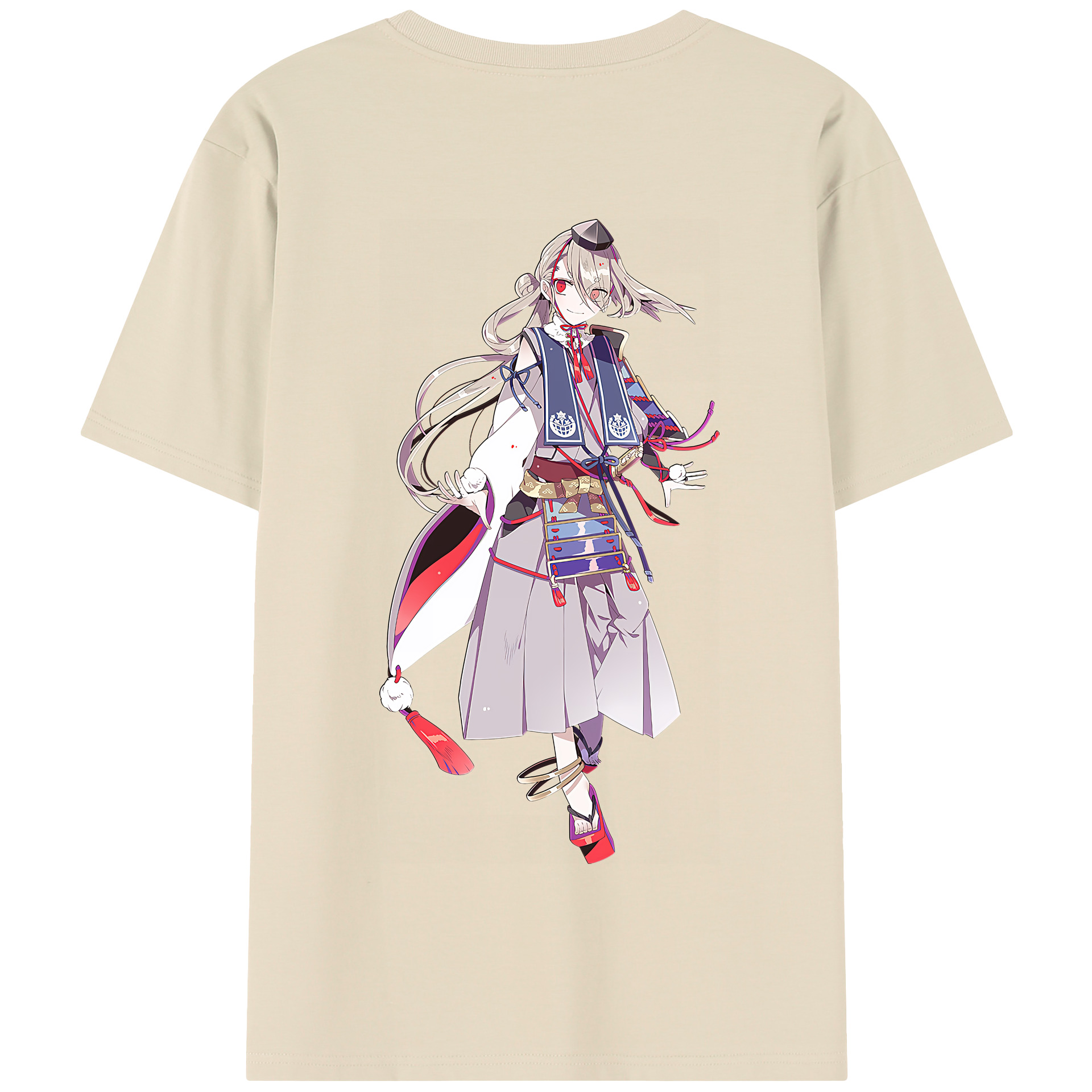 （画像用） 刀剣乱舞 Touken Ranbu 綿100％半袖Tシャツ（背面プリント）