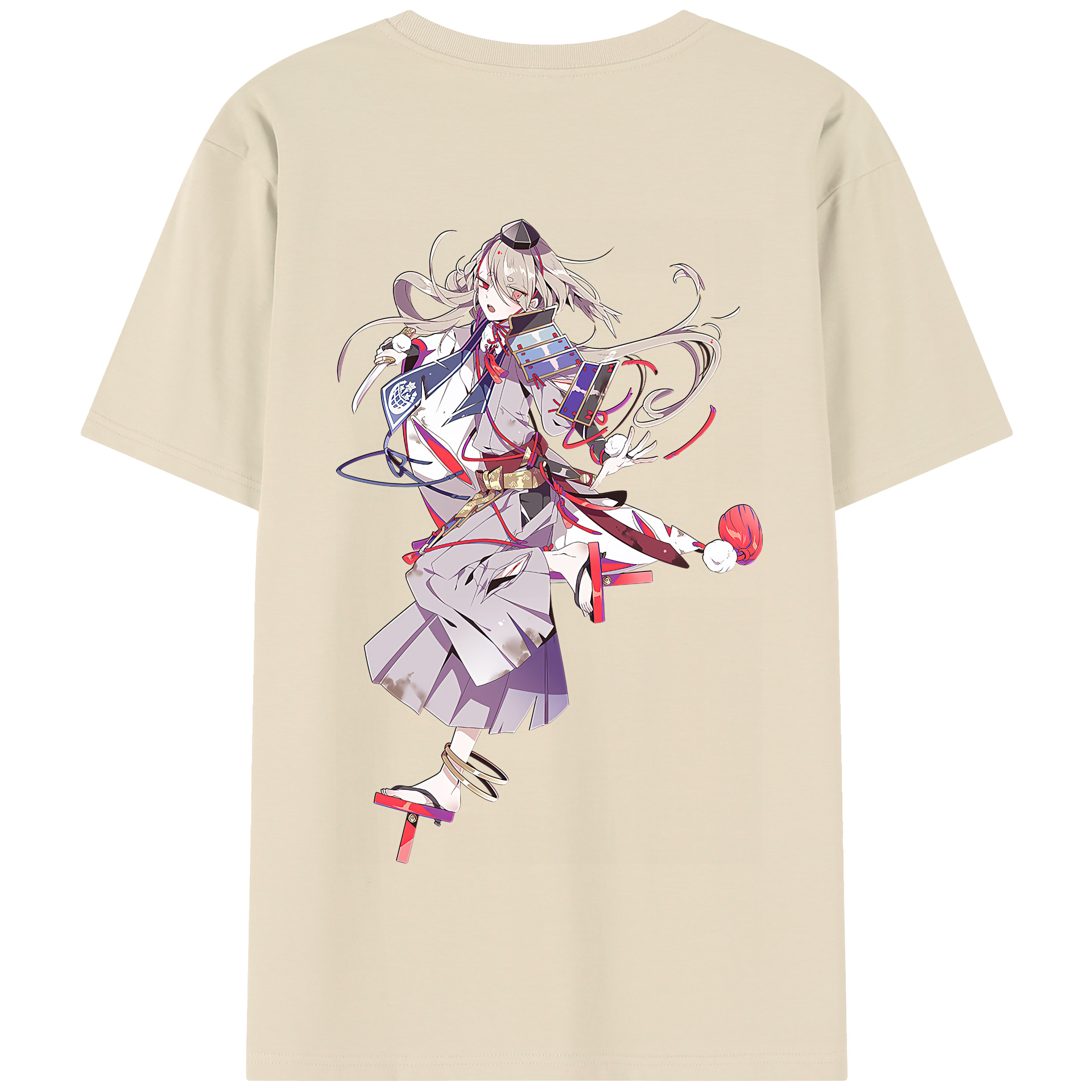 （画像用） 刀剣乱舞 Touken Ranbu 綿100％半袖Tシャツ（背面プリント）