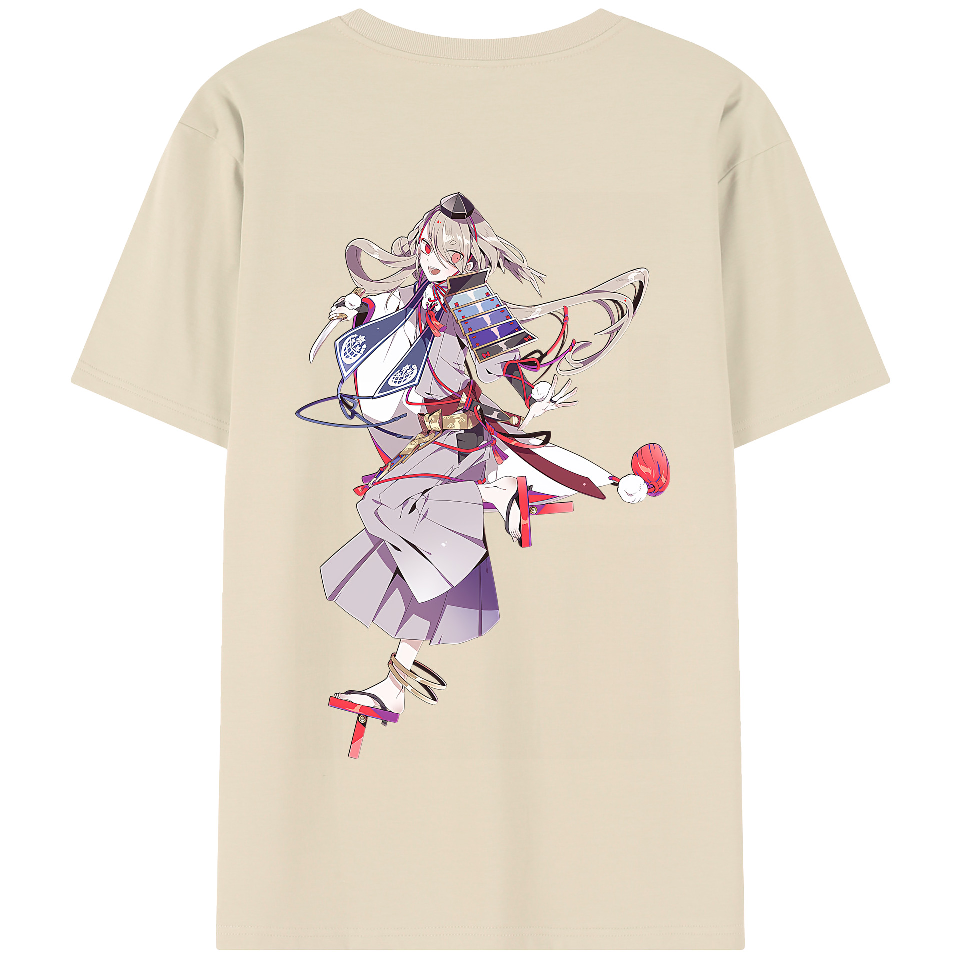 （画像用） 刀剣乱舞 Touken Ranbu 綿100％半袖Tシャツ（背面プリント）