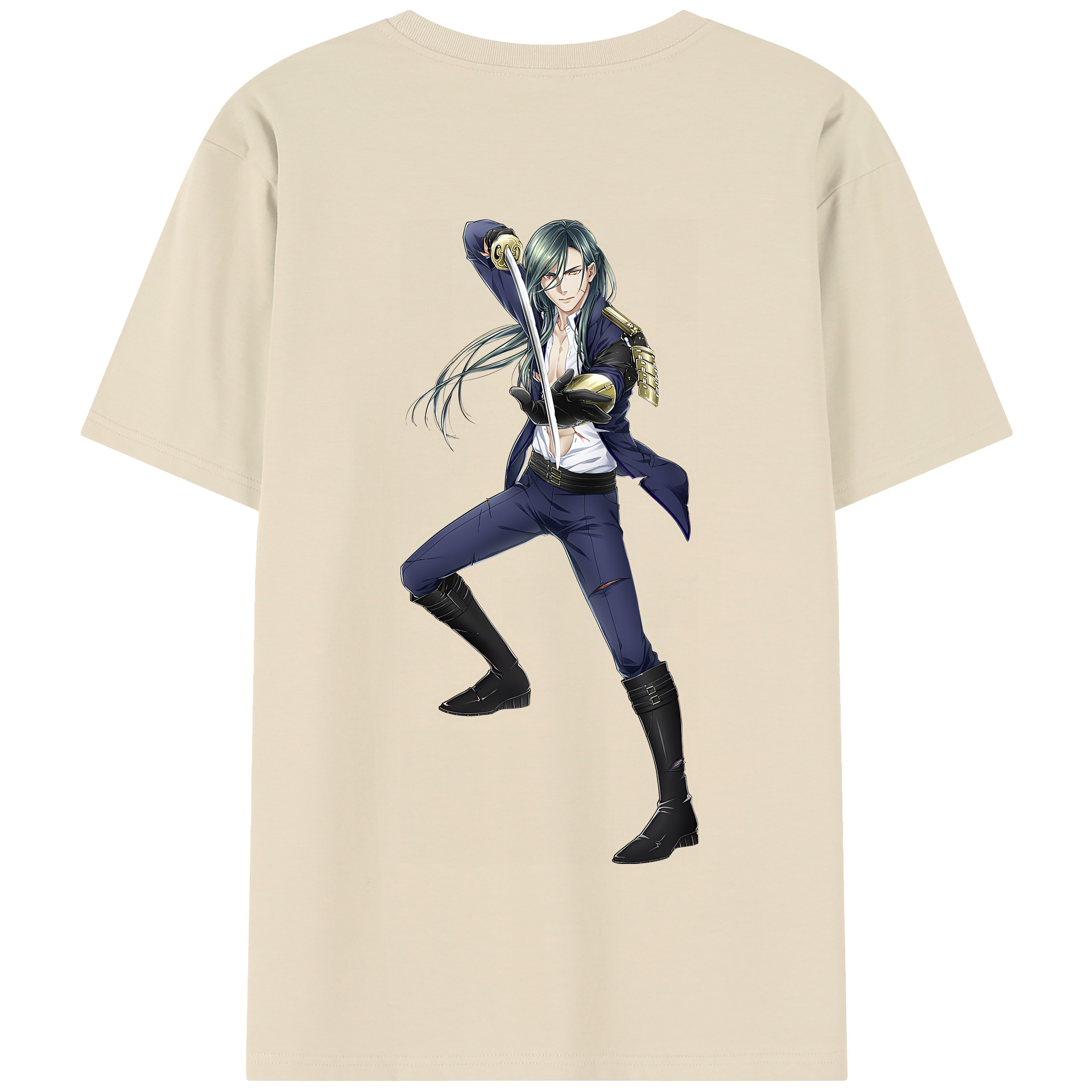 （画像用） 刀剣乱舞 Touken Ranbu 綿100％半袖Tシャツ（背面プリント）