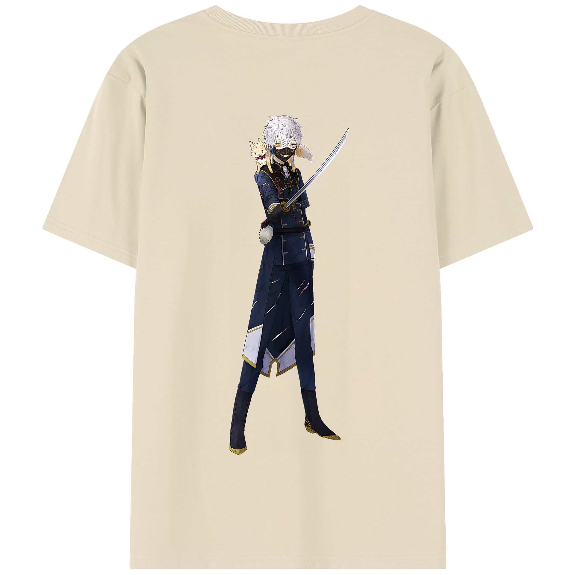 （画像用） 刀剣乱舞 Touken Ranbu 綿100％半袖Tシャツ（背面プリント）