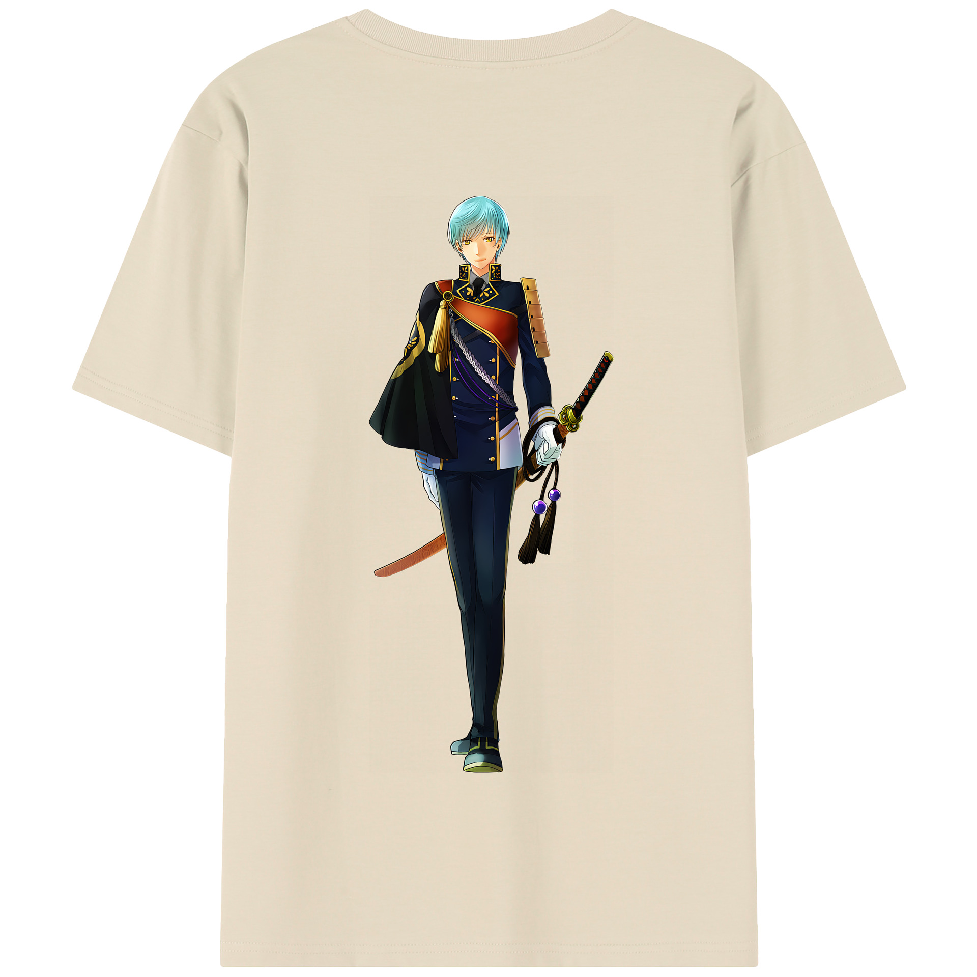 （画像用） 刀剣乱舞 Touken Ranbu 綿100％半袖Tシャツ（背面プリント）
