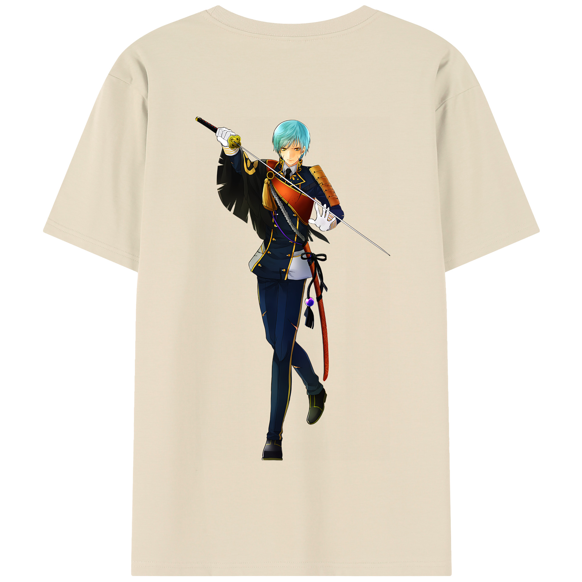 （画像用） 刀剣乱舞 Touken Ranbu 綿100％半袖Tシャツ（背面プリント）