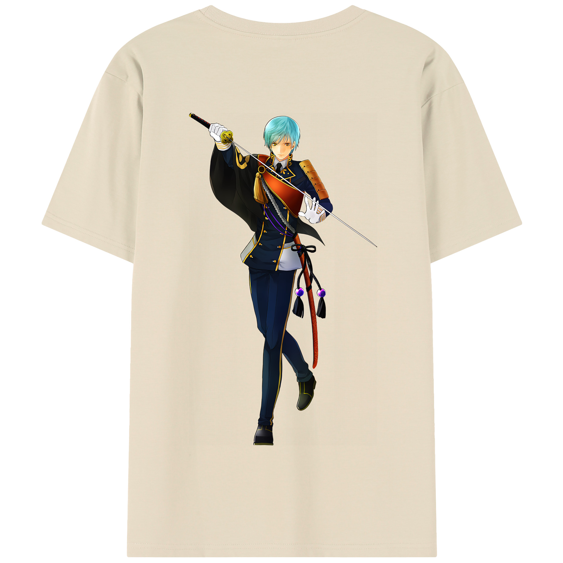 （画像用） 刀剣乱舞 Touken Ranbu 綿100％半袖Tシャツ（背面プリント）