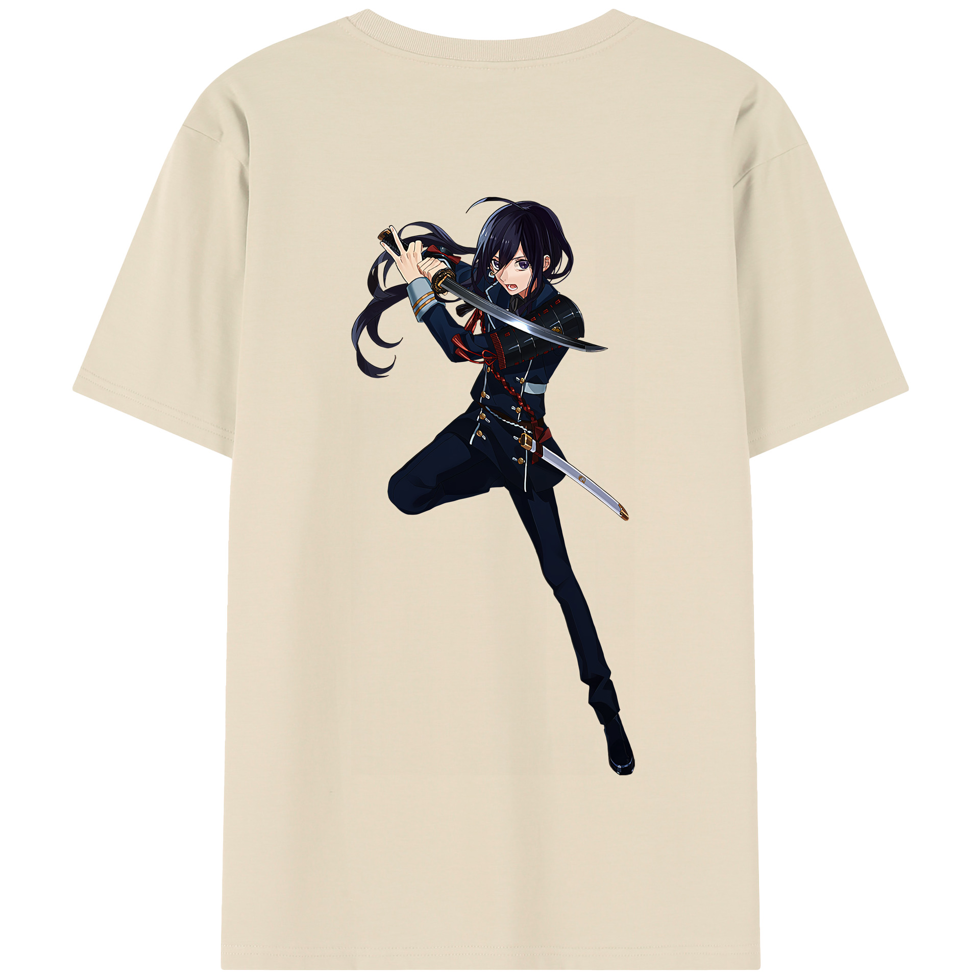 （画像用） 刀剣乱舞 Touken Ranbu 綿100％半袖Tシャツ（背面プリント）