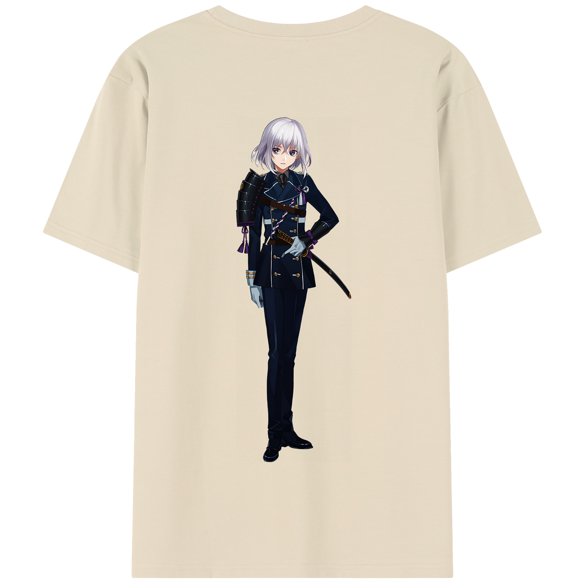 （画像用） 刀剣乱舞 Touken Ranbu 綿100％半袖Tシャツ（背面プリント）
