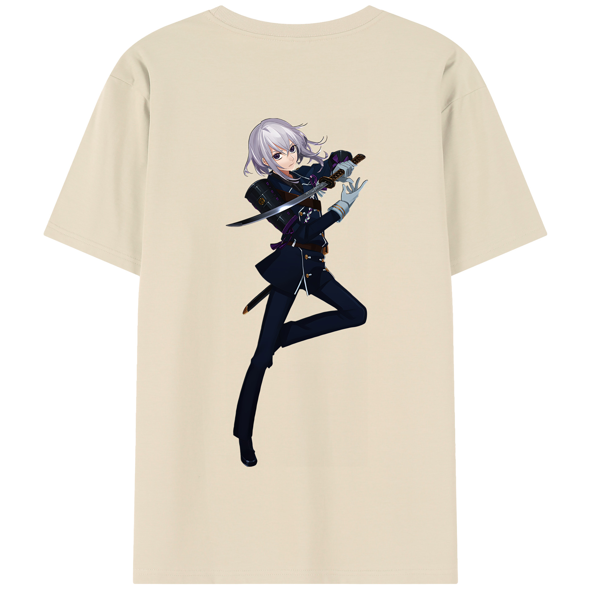 （画像用） 刀剣乱舞 Touken Ranbu 綿100％半袖Tシャツ（背面プリント）