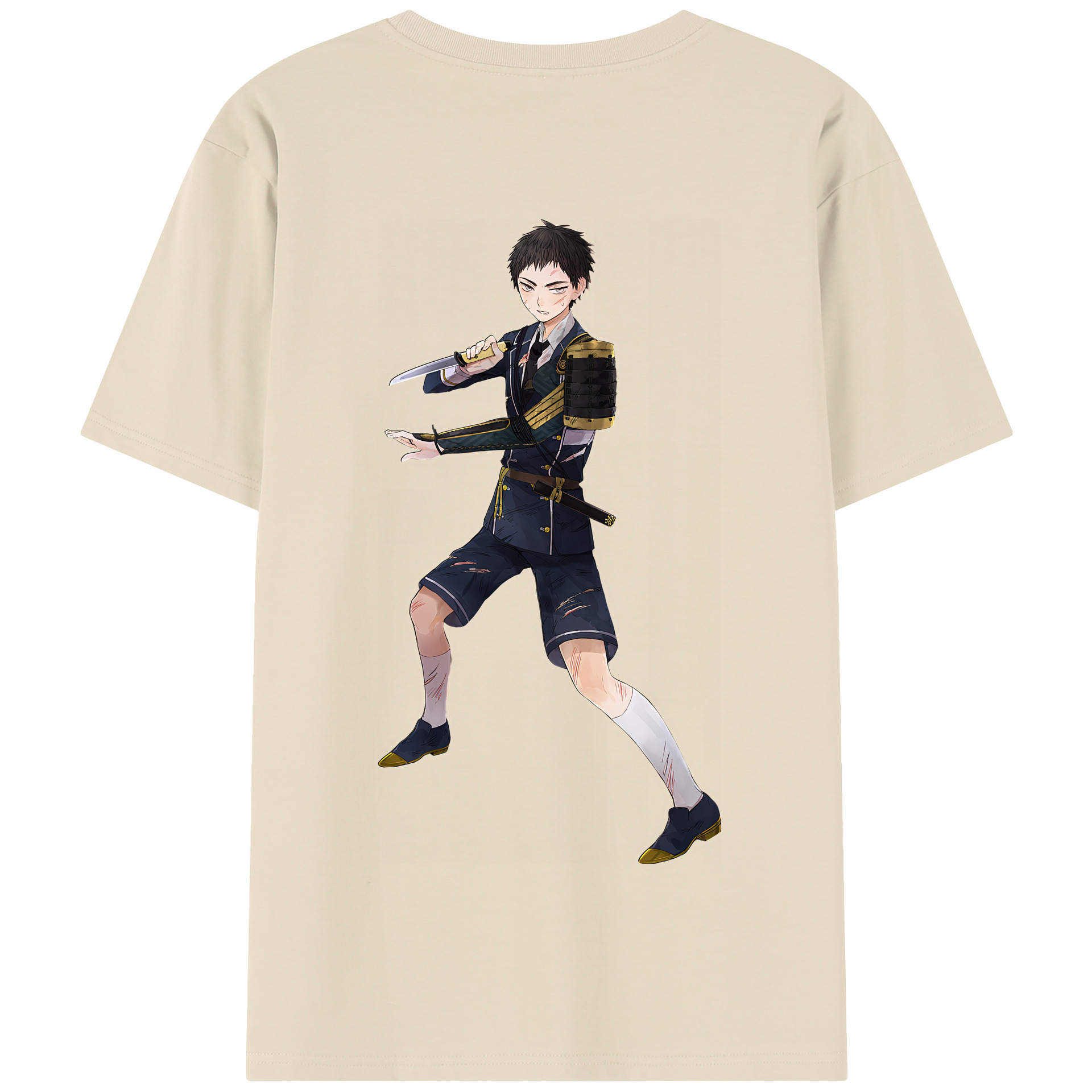 （画像用） 刀剣乱舞 Touken Ranbu 綿100％半袖Tシャツ（背面プリント）