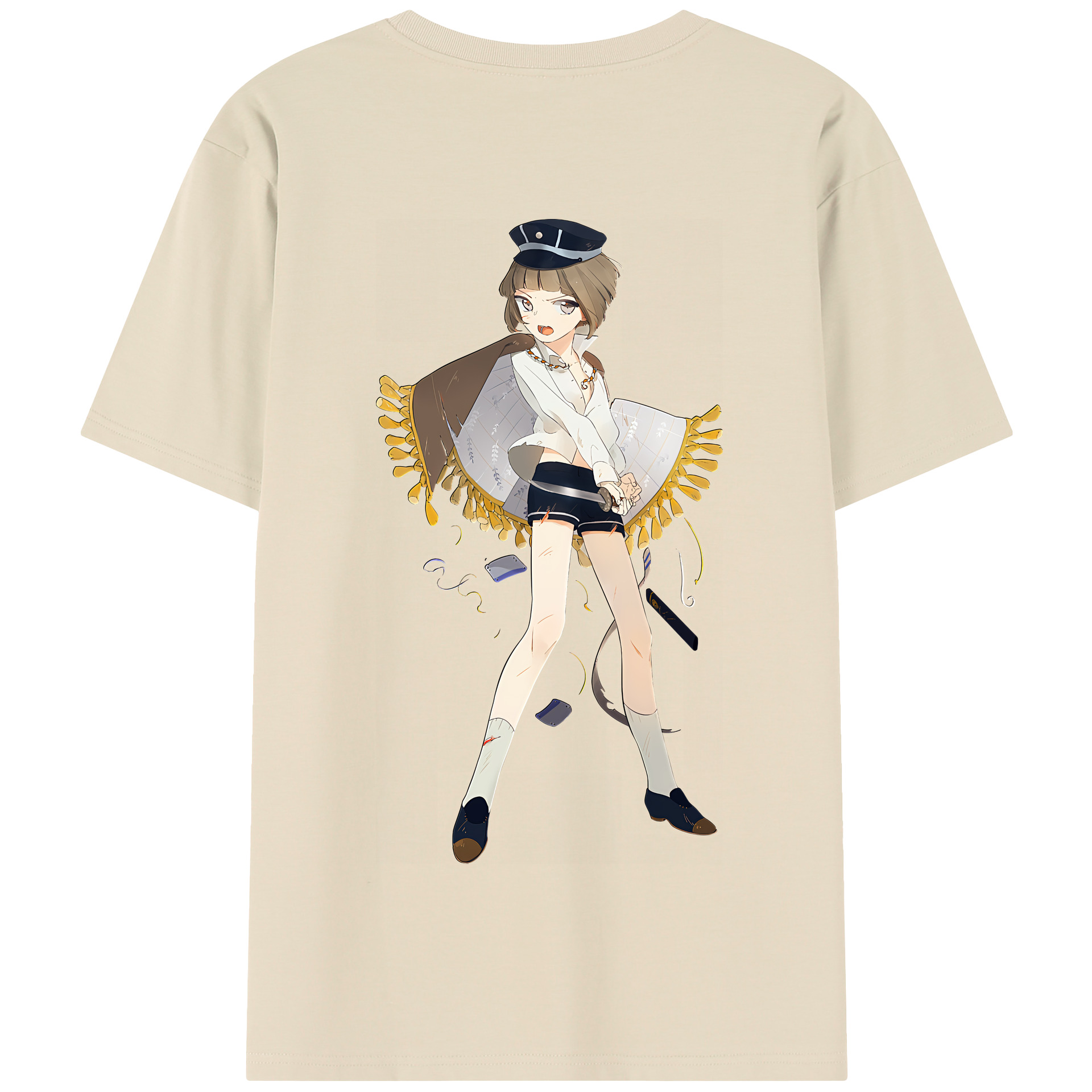 （画像用） 刀剣乱舞 Touken Ranbu 綿100％半袖Tシャツ（背面プリント）